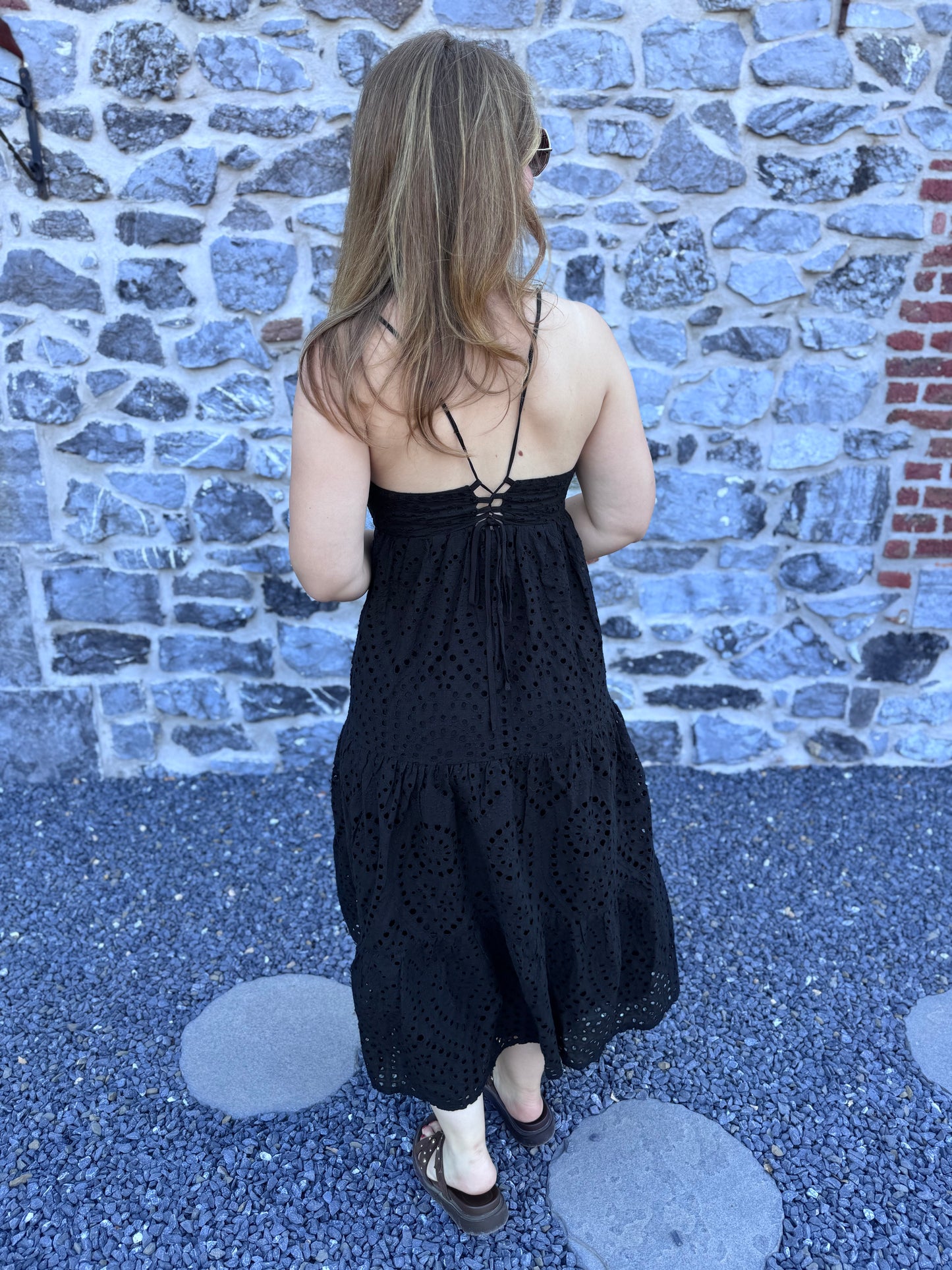 ROBE ALBANE - NOIR