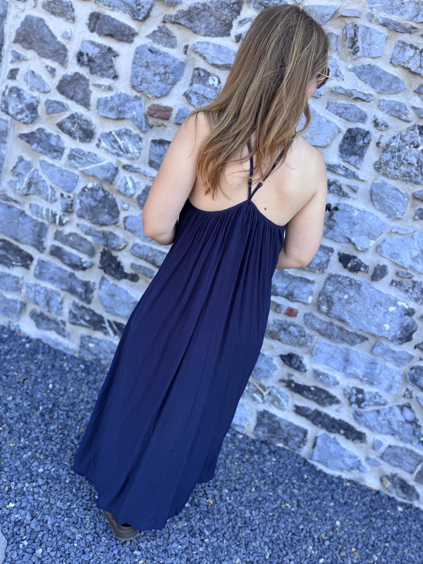 ROBE LANA - BLEU