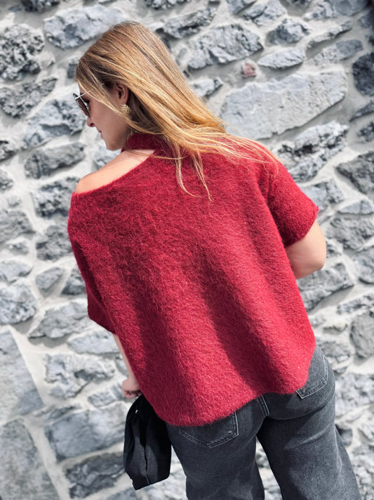 PULL LIZA - Rouge