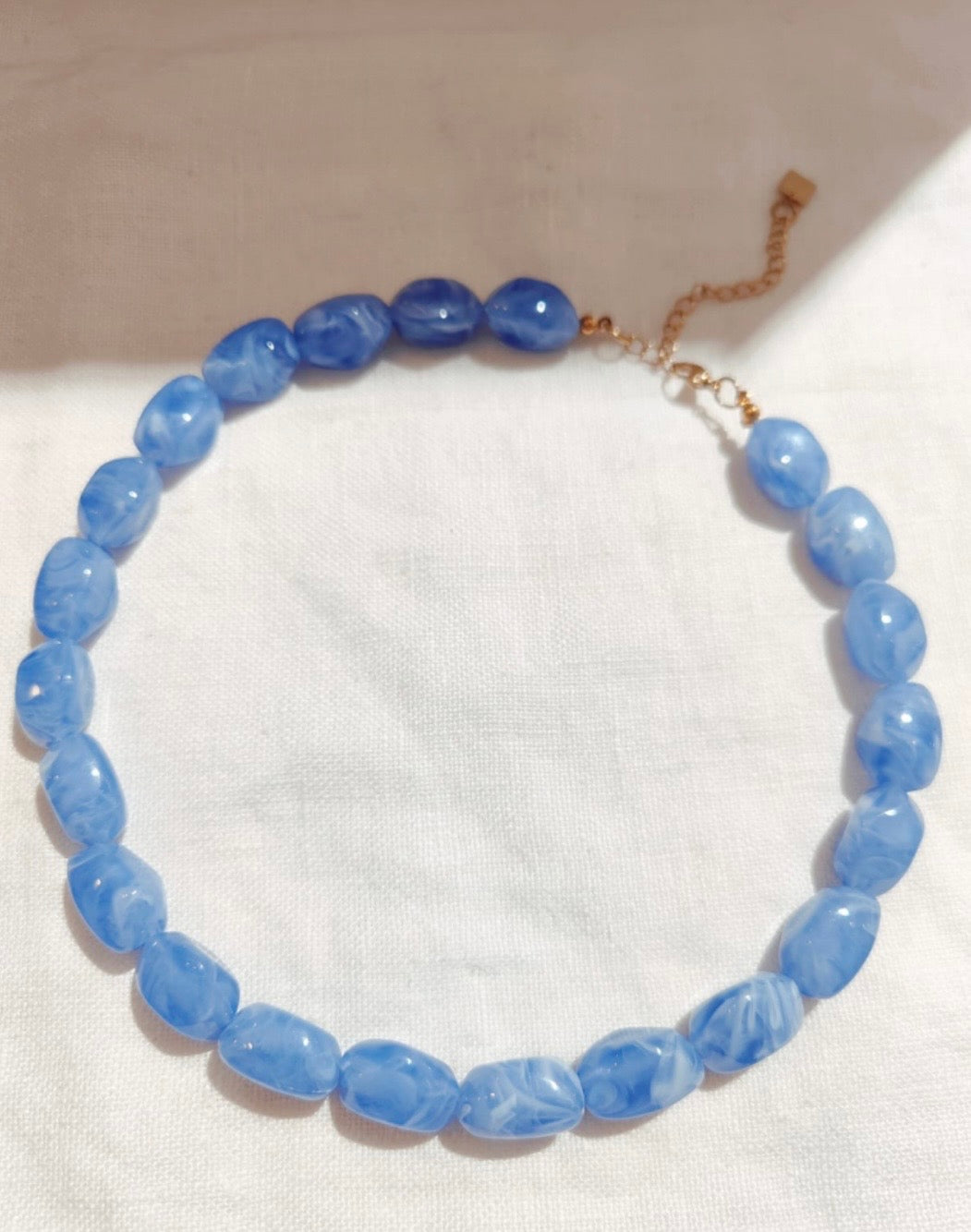 COLLIER RÉSINE - BLEU