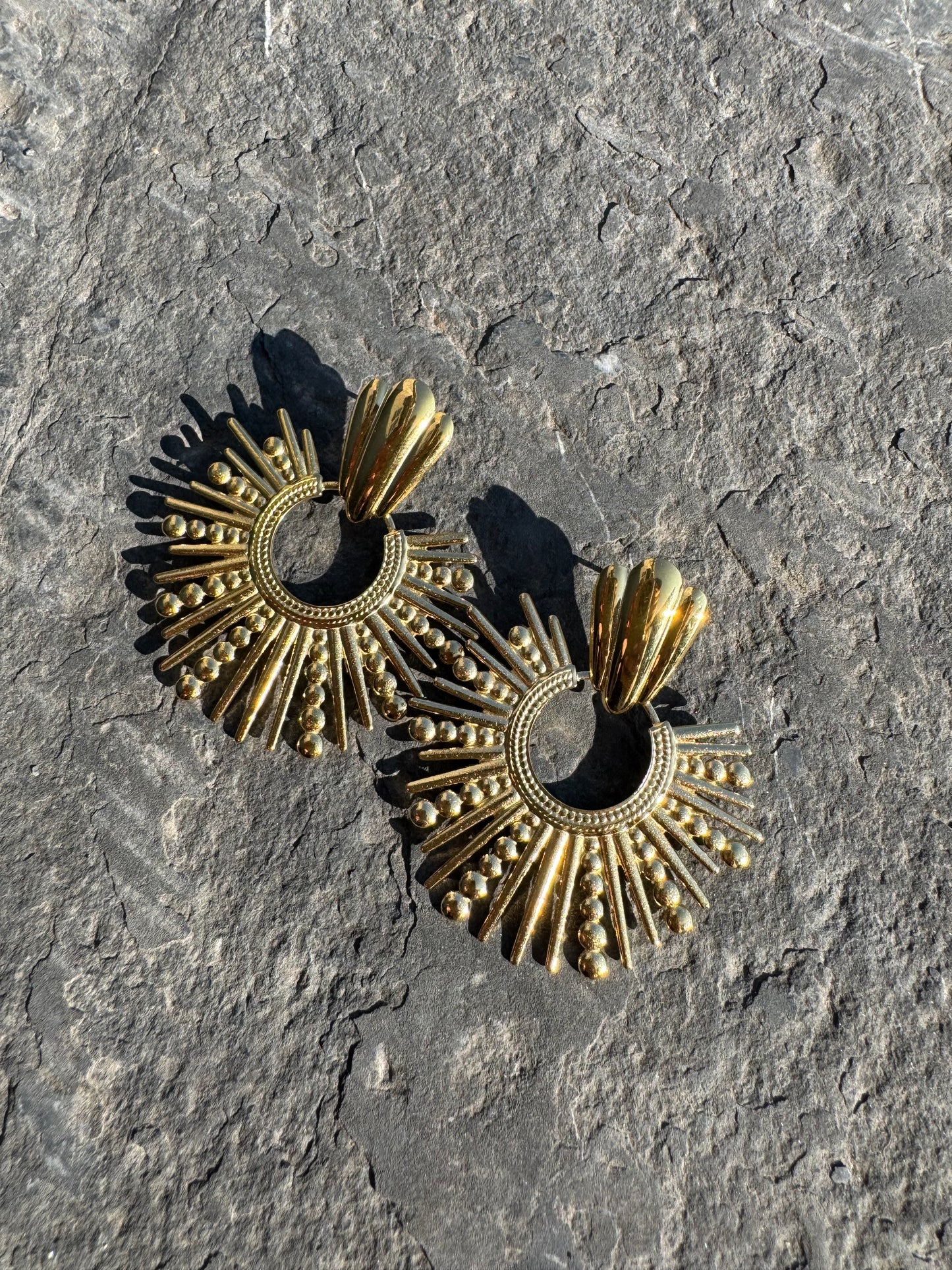 Boucles d'oreilles Soleil