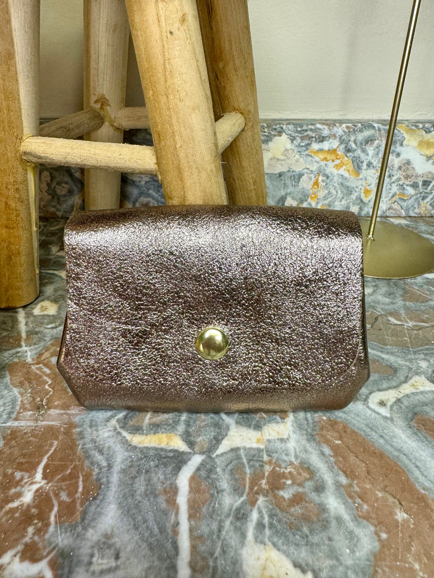 Porte-monnaie bronze