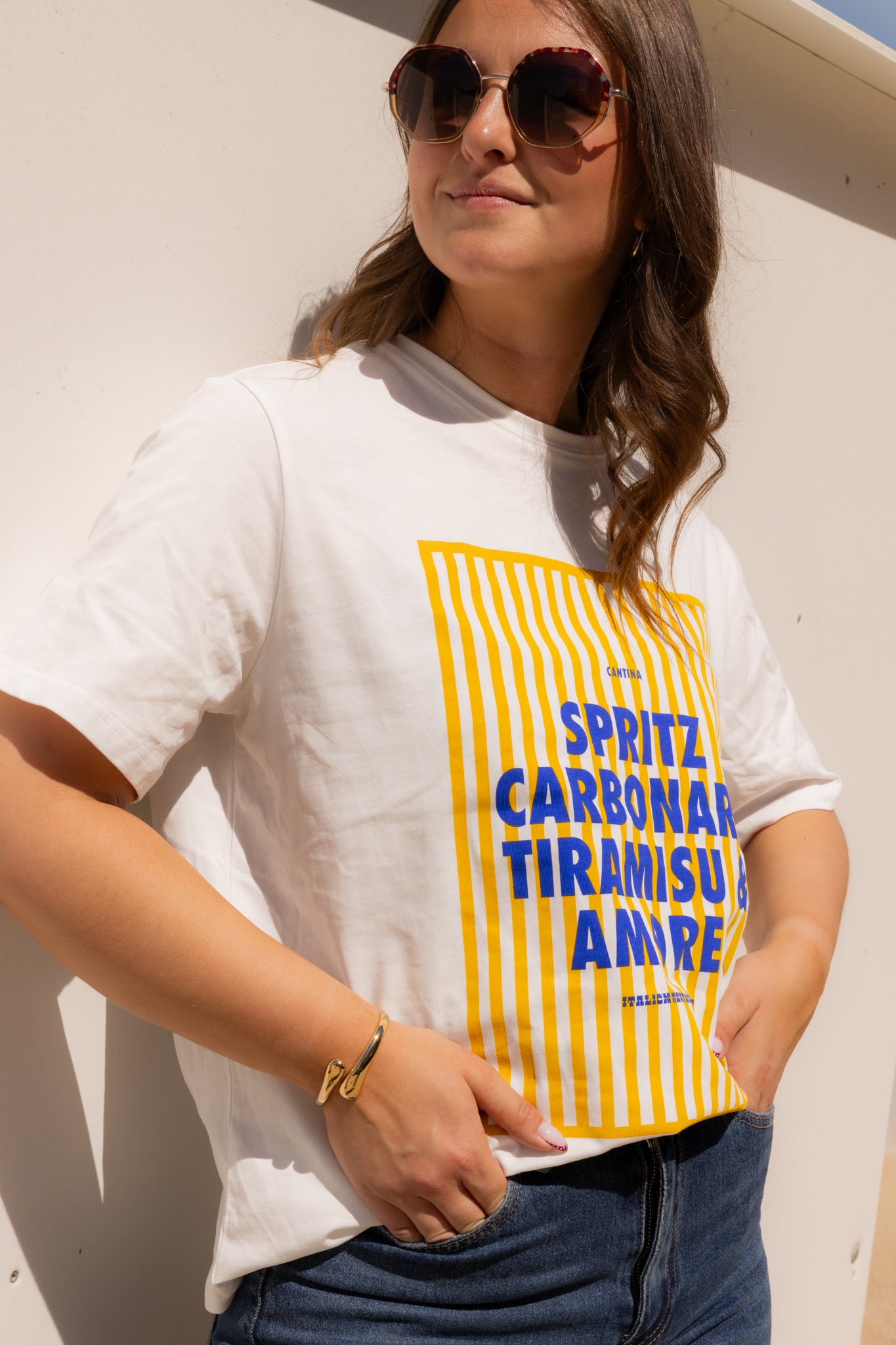 T-SHIRT SPRITZ - BLANC