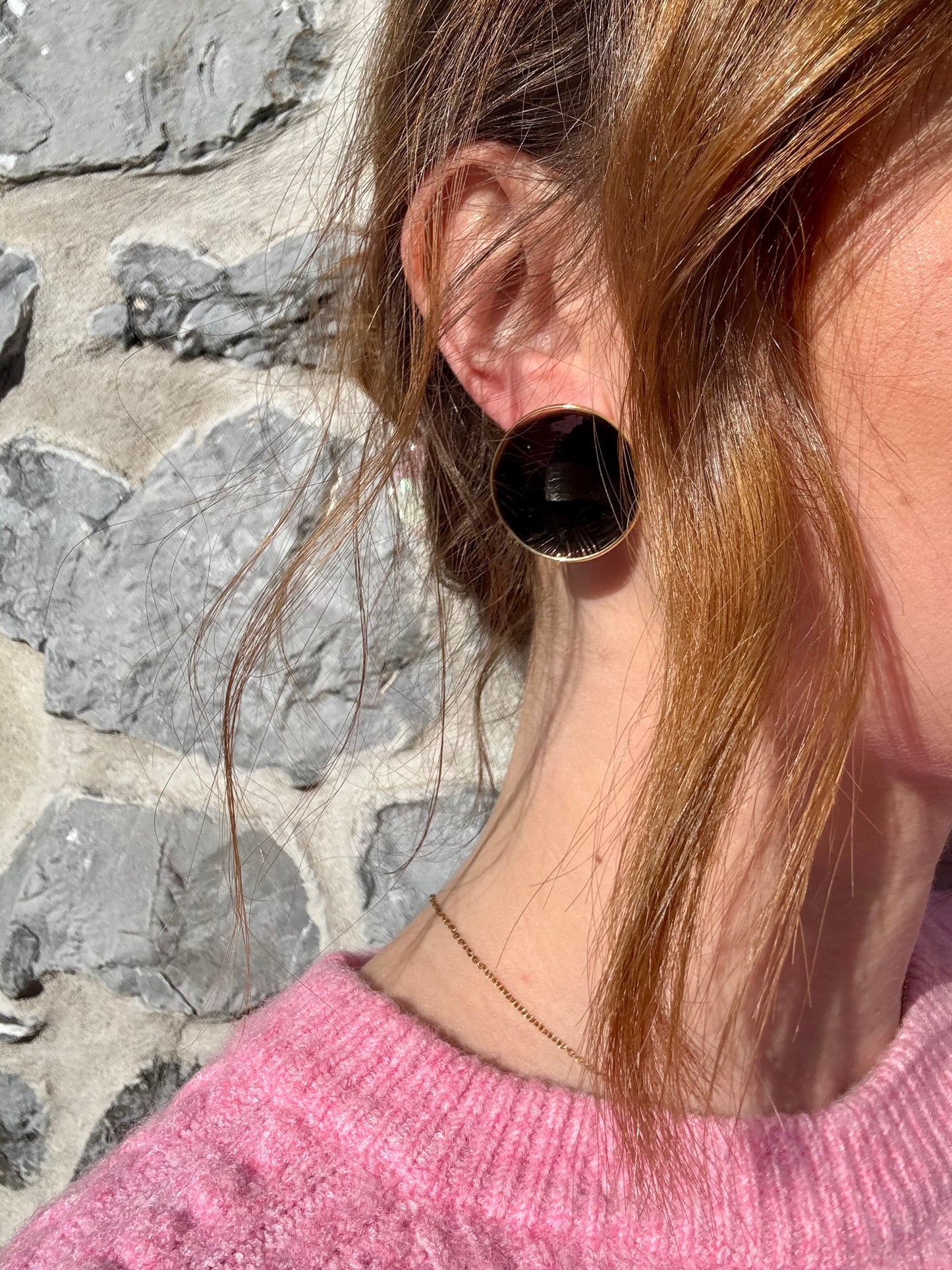 Boucles d'oreilles Black