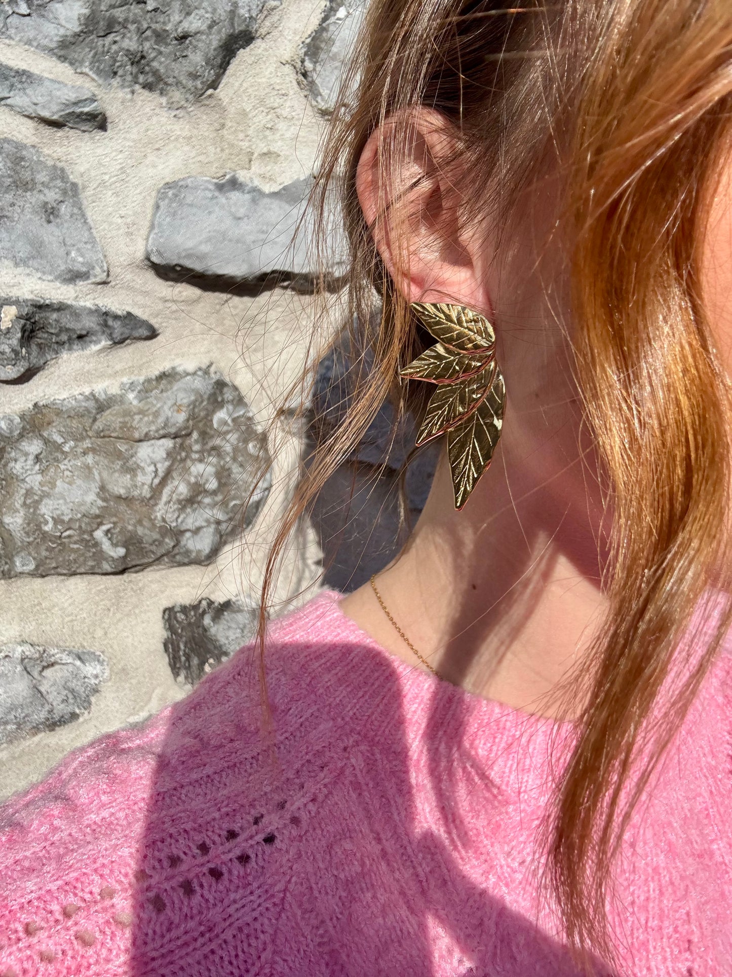 Boucles d'oreilles Plume