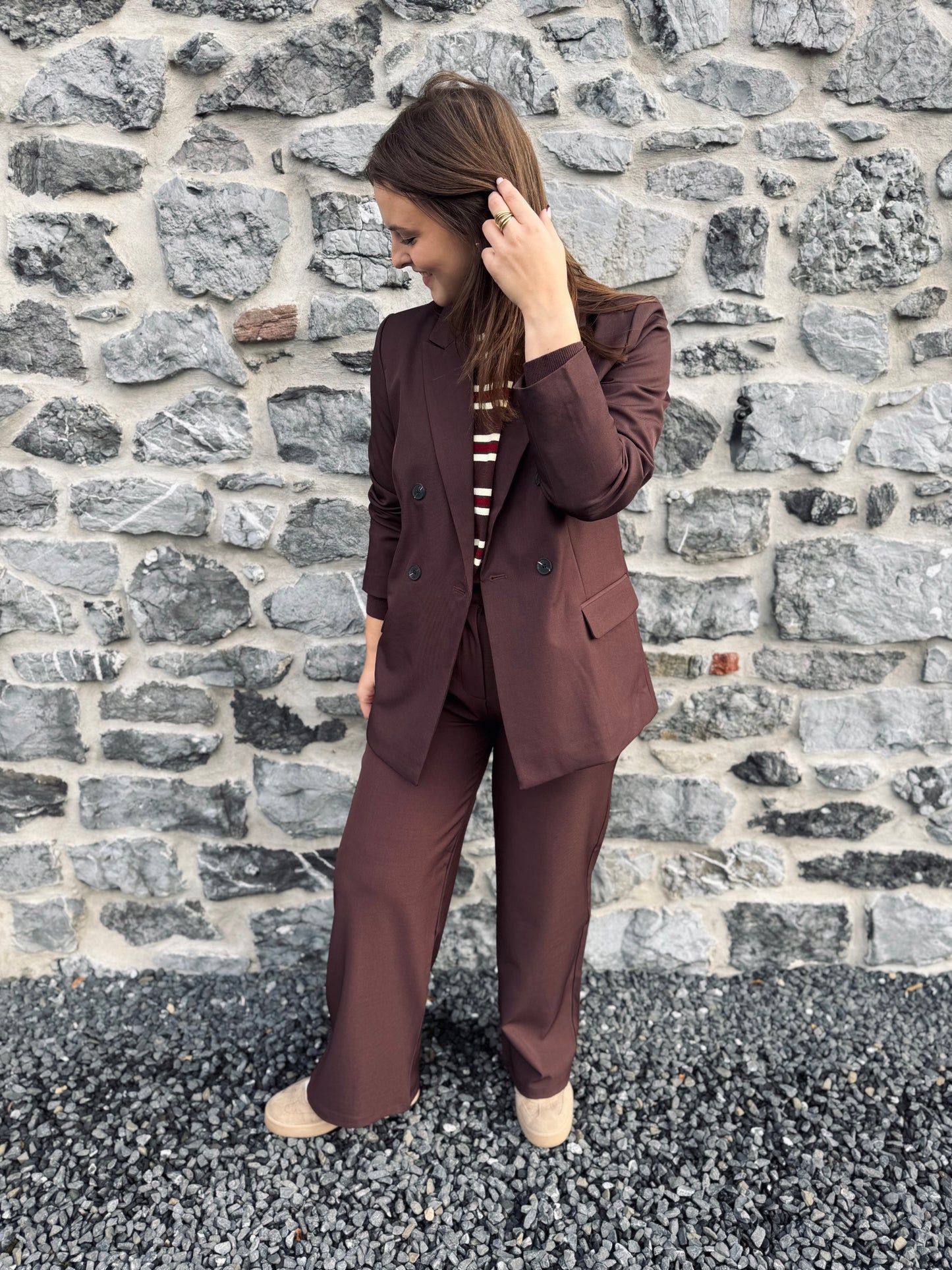 Blazer Aubane chocolat
