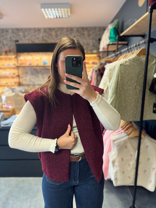 Marcus bordeaux - Gilet sans manches