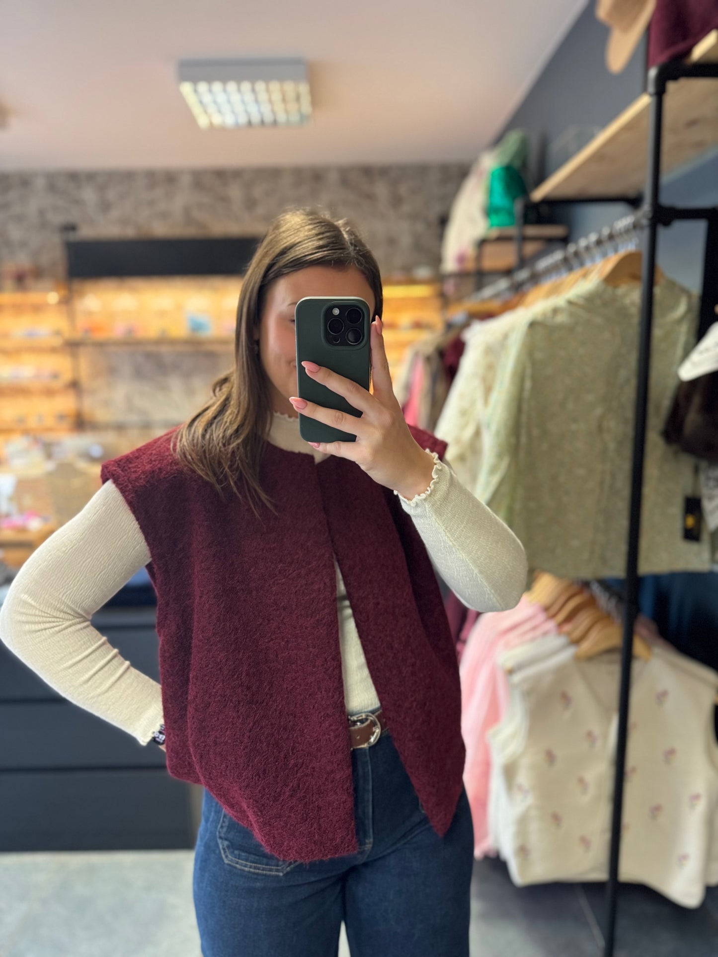 Marcus bordeaux - Gilet sans manches