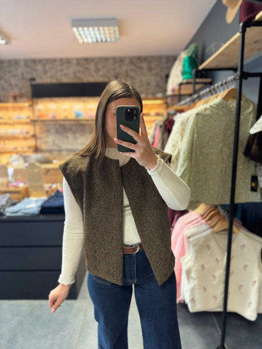 Marcus marron - Gilet sans manche