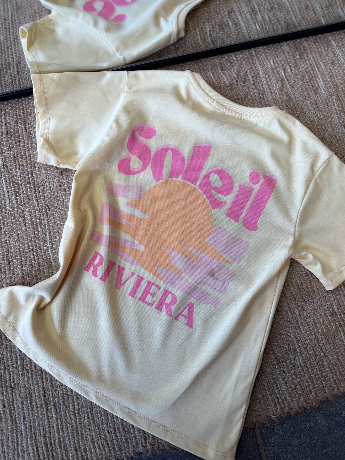 T-SHIRT SOLEIL - JAUNE