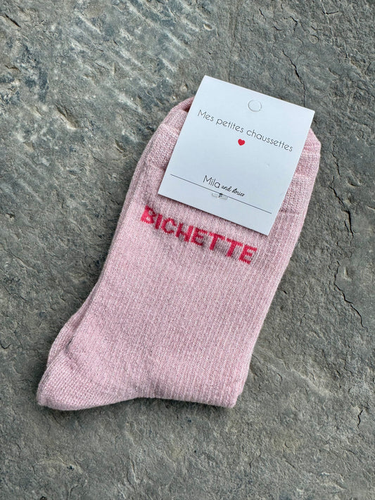 Chaussettes Rose