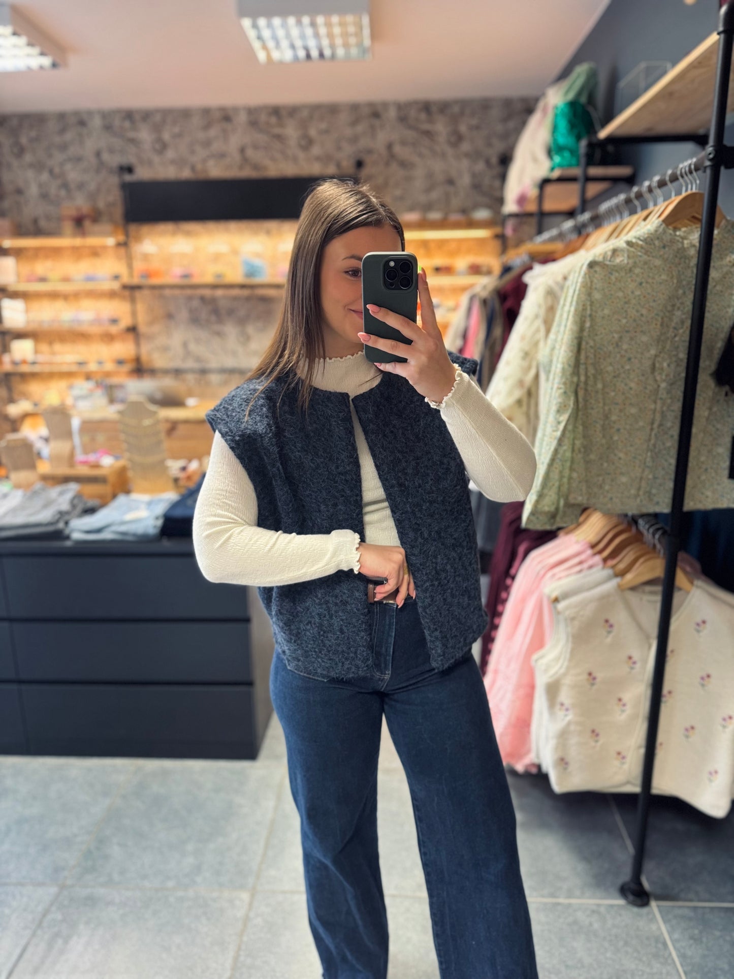 Marcus bleu - gilet sans manches