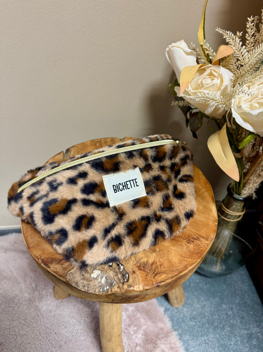 Sac banane moumoute léopard "Bichette"