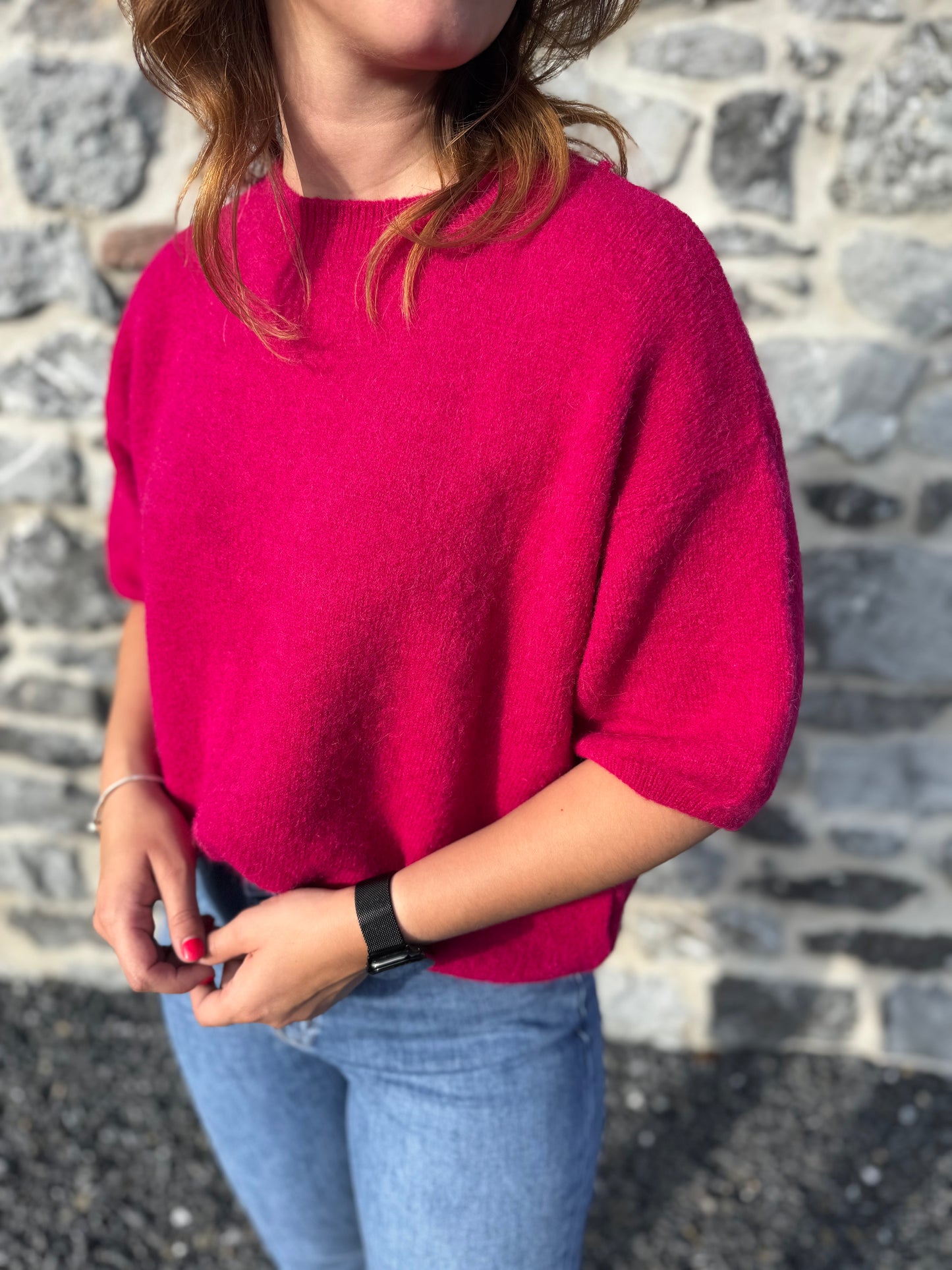 Pull Livia fuchsia