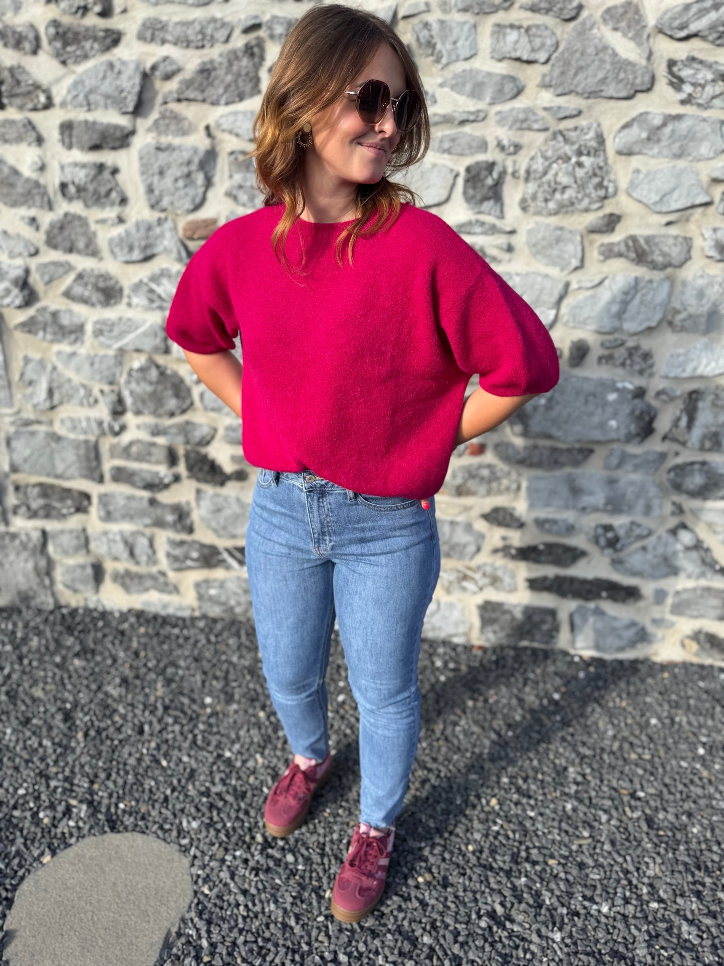Pull Livia fuchsia