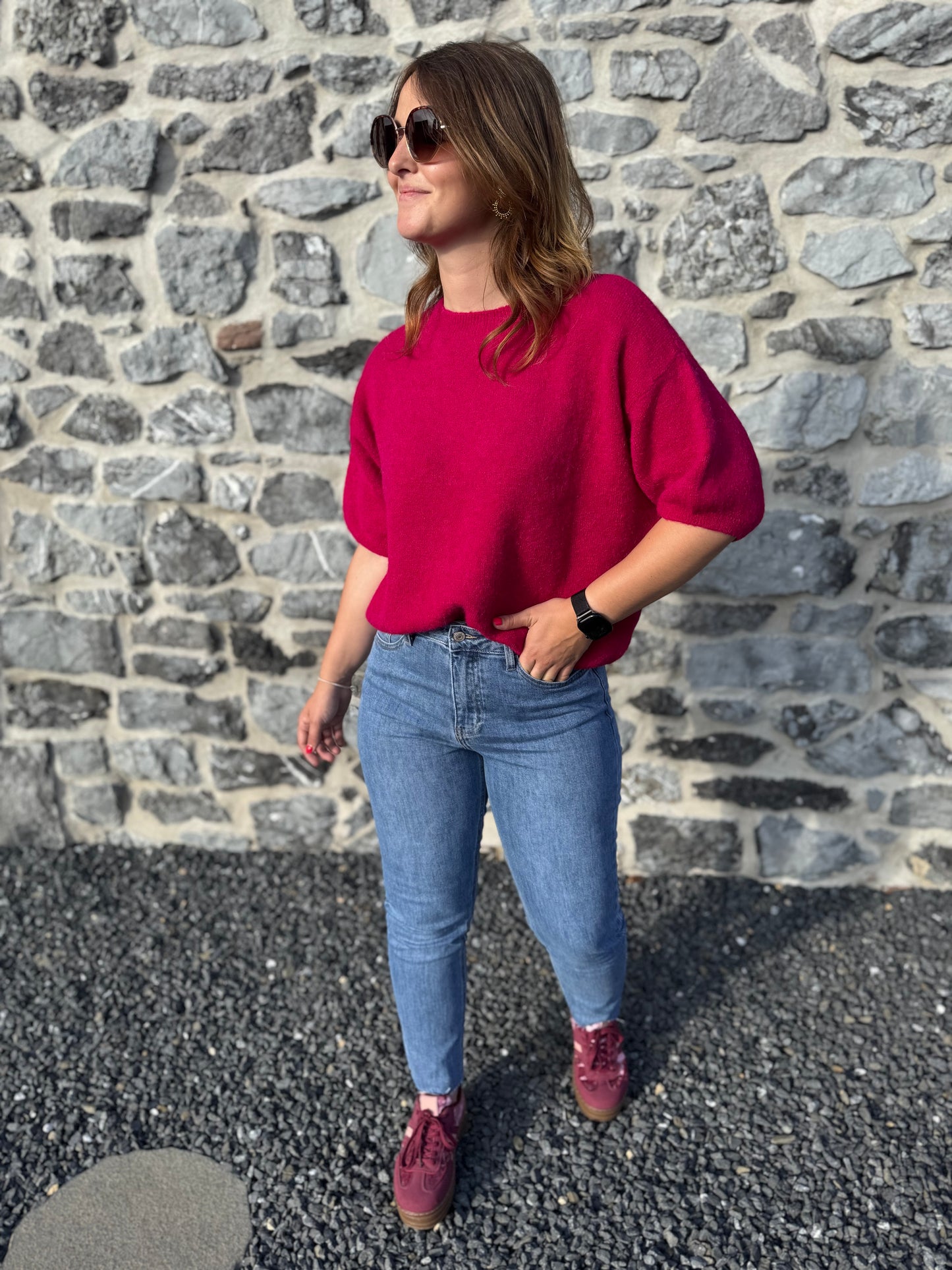 Pull Livia fuchsia