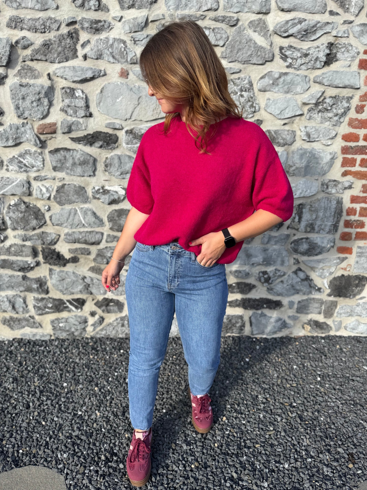 Pull Livia fuchsia