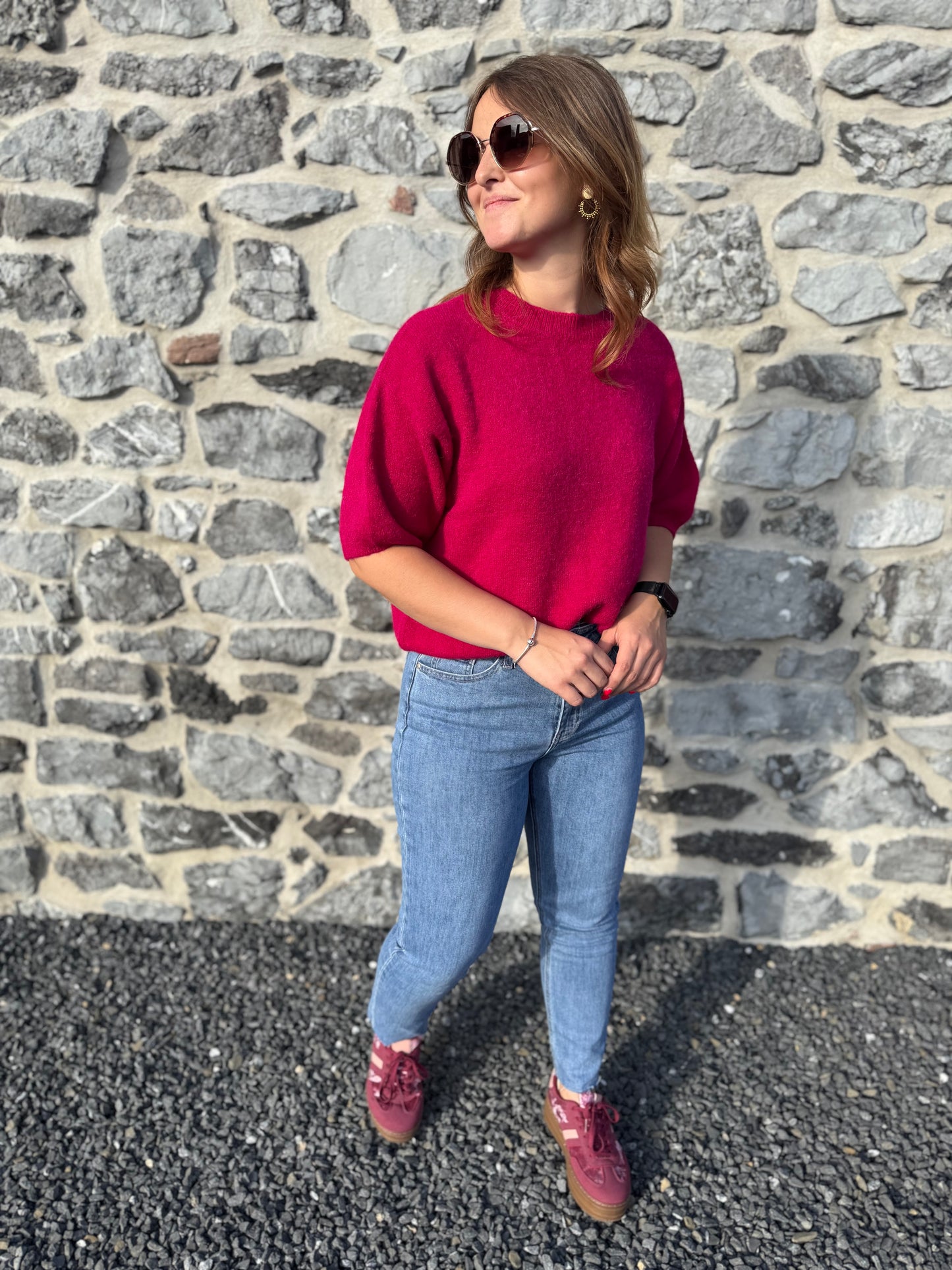 Pull Livia fuchsia