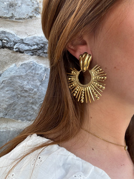 Boucles d'oreilles Soleil