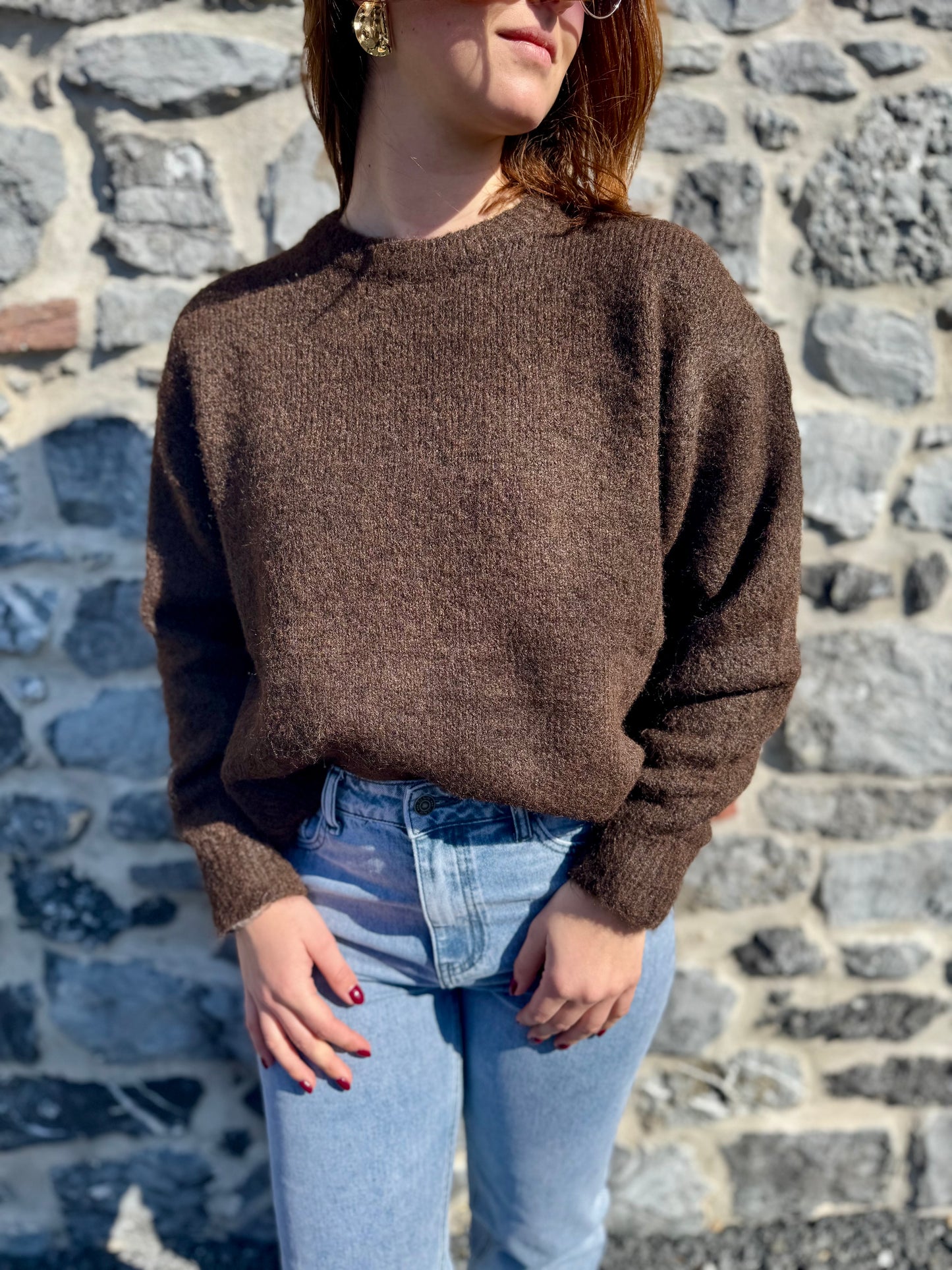 Pull Lyo marron