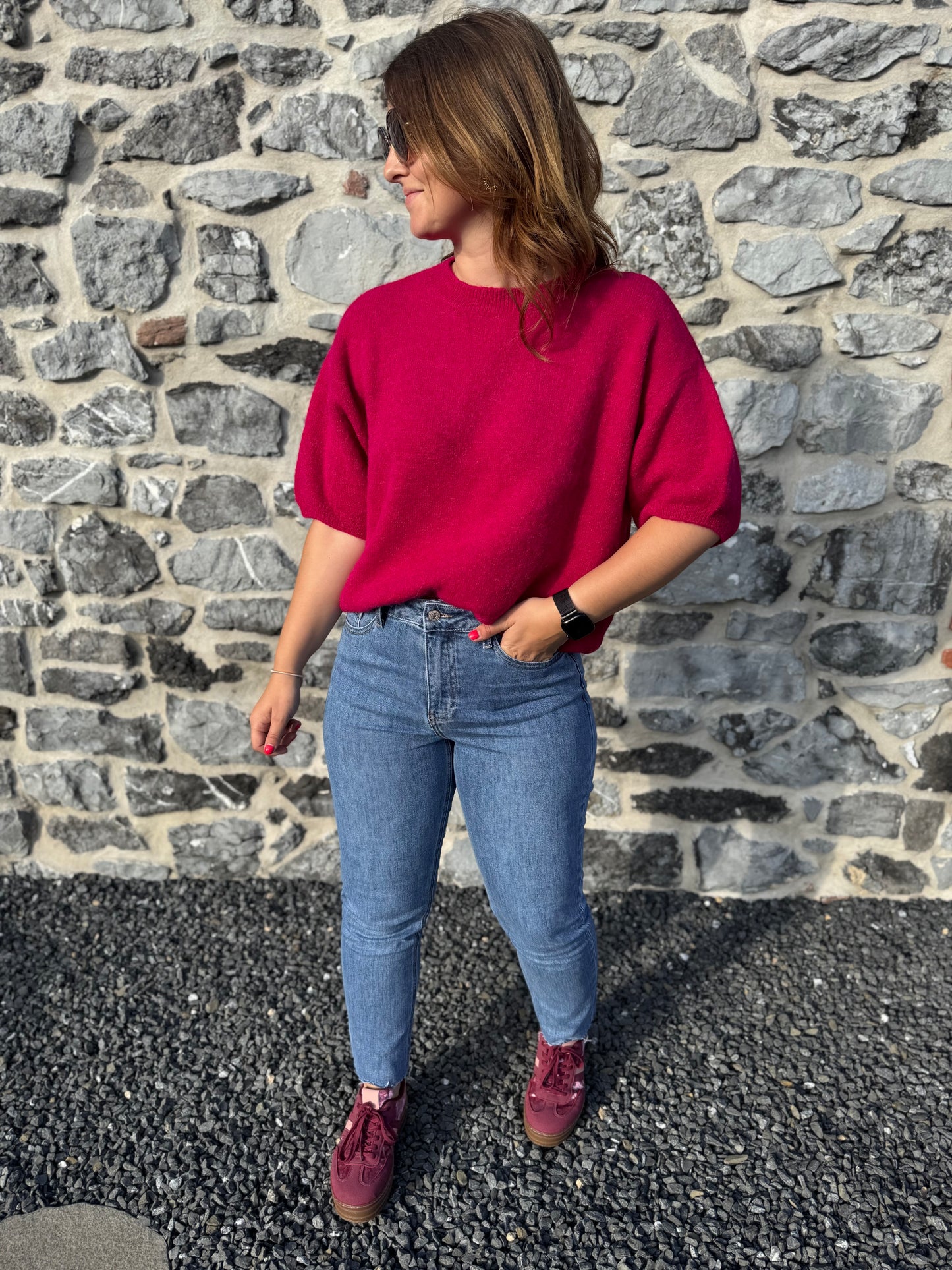 Pull Livia fuchsia