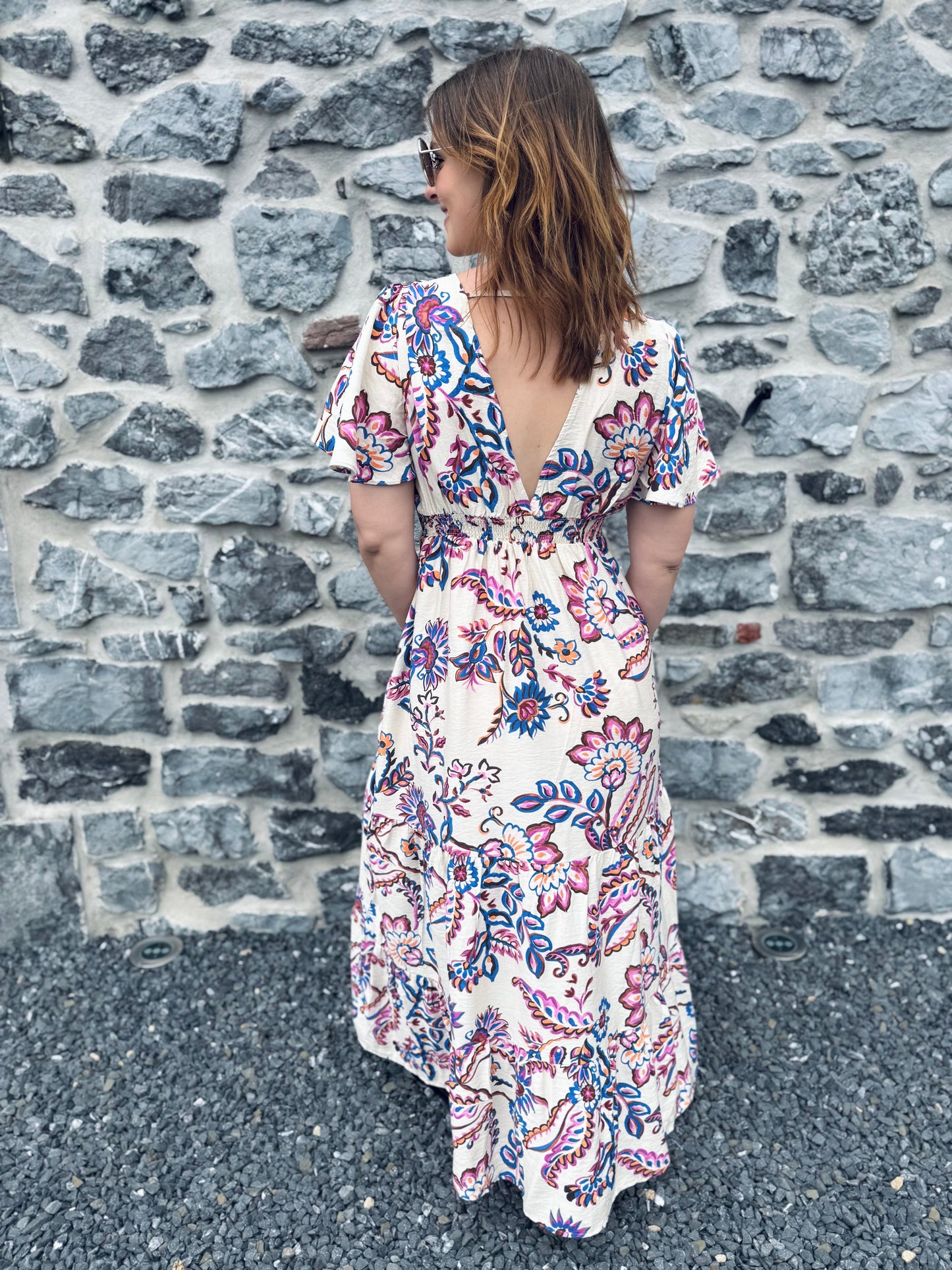 Robe Jeanne rose