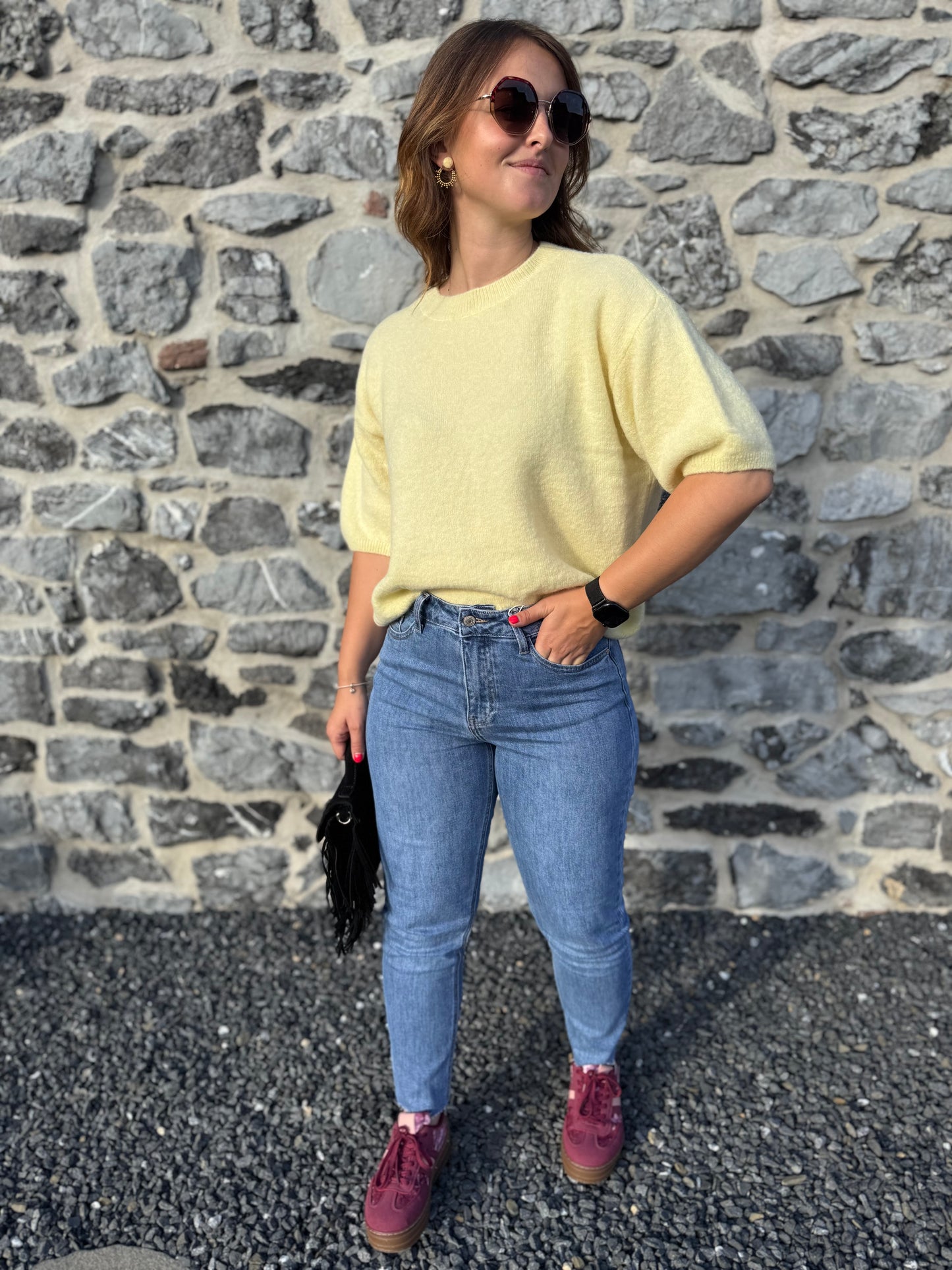 Pull Livia jaune