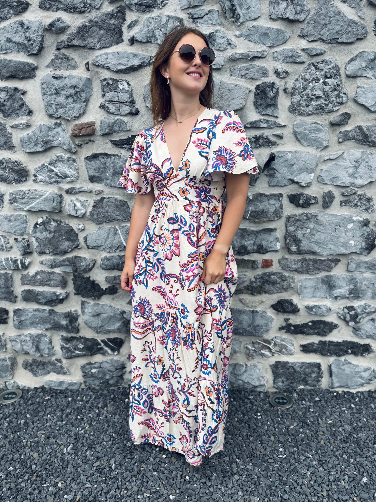 Robe Jeanne rose