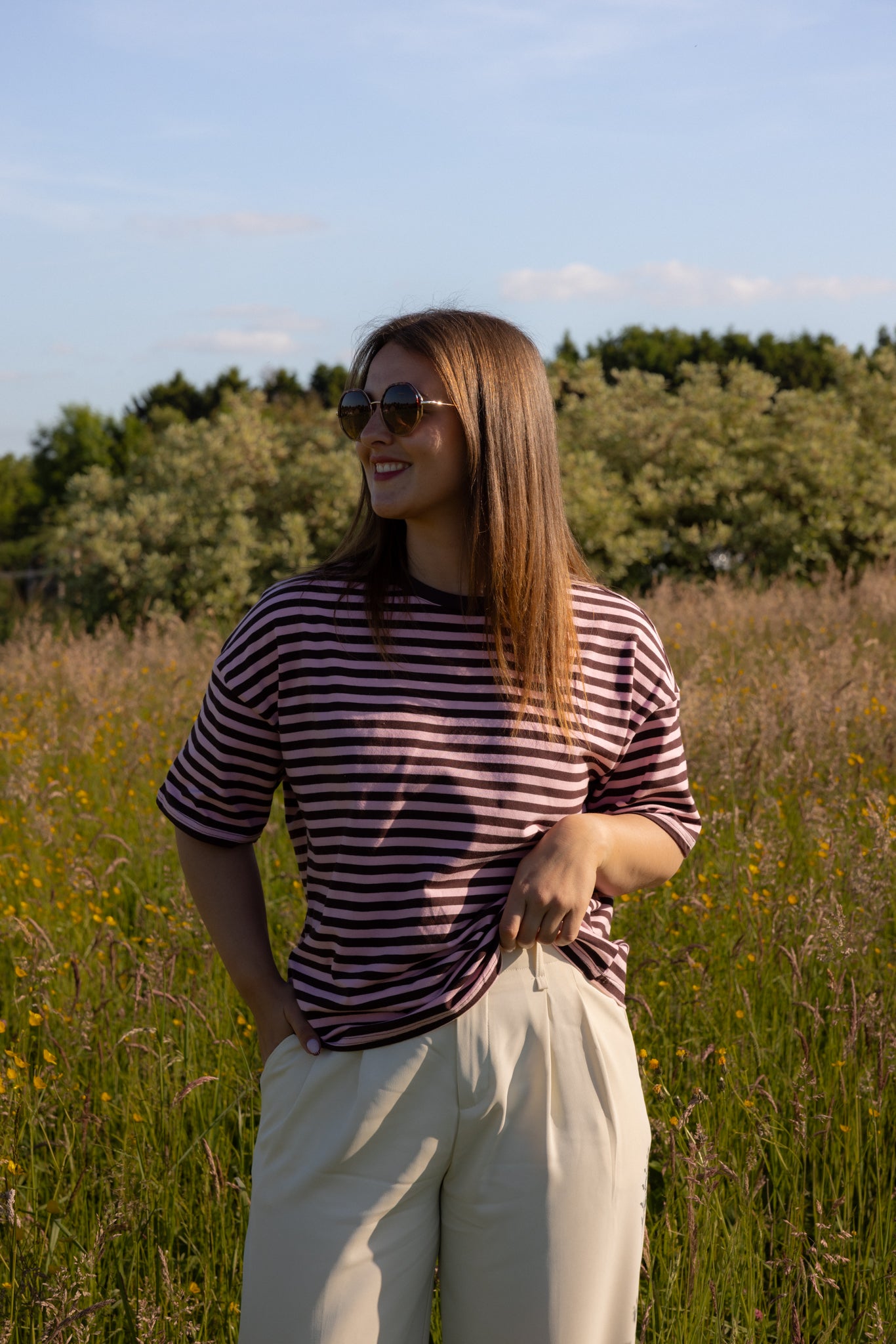 T-SHIRT MILLIE - MARRON