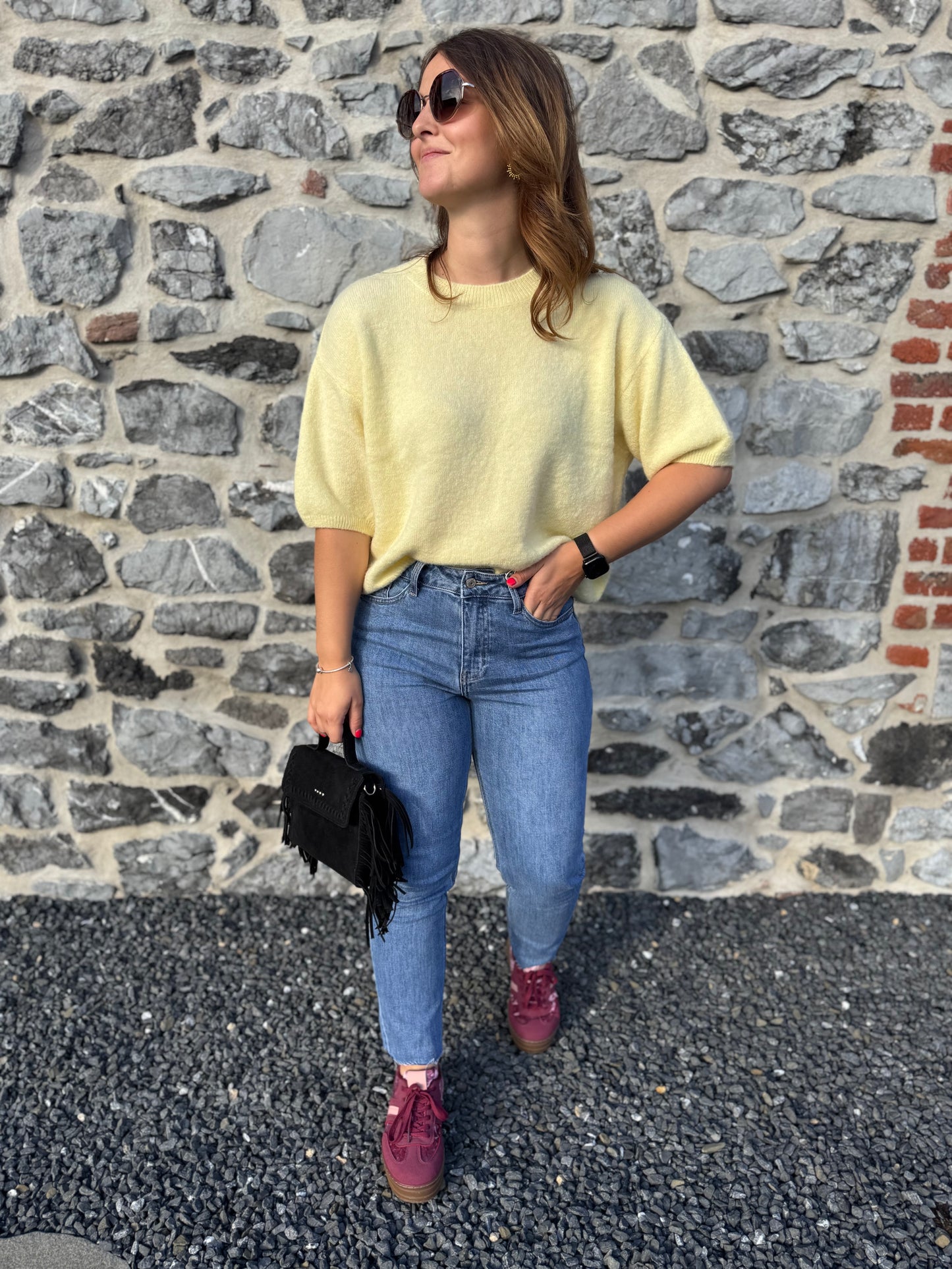 Pull Livia jaune