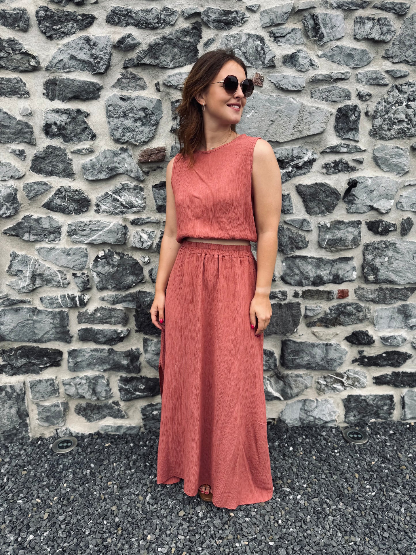 Ensemble Noa terracotta