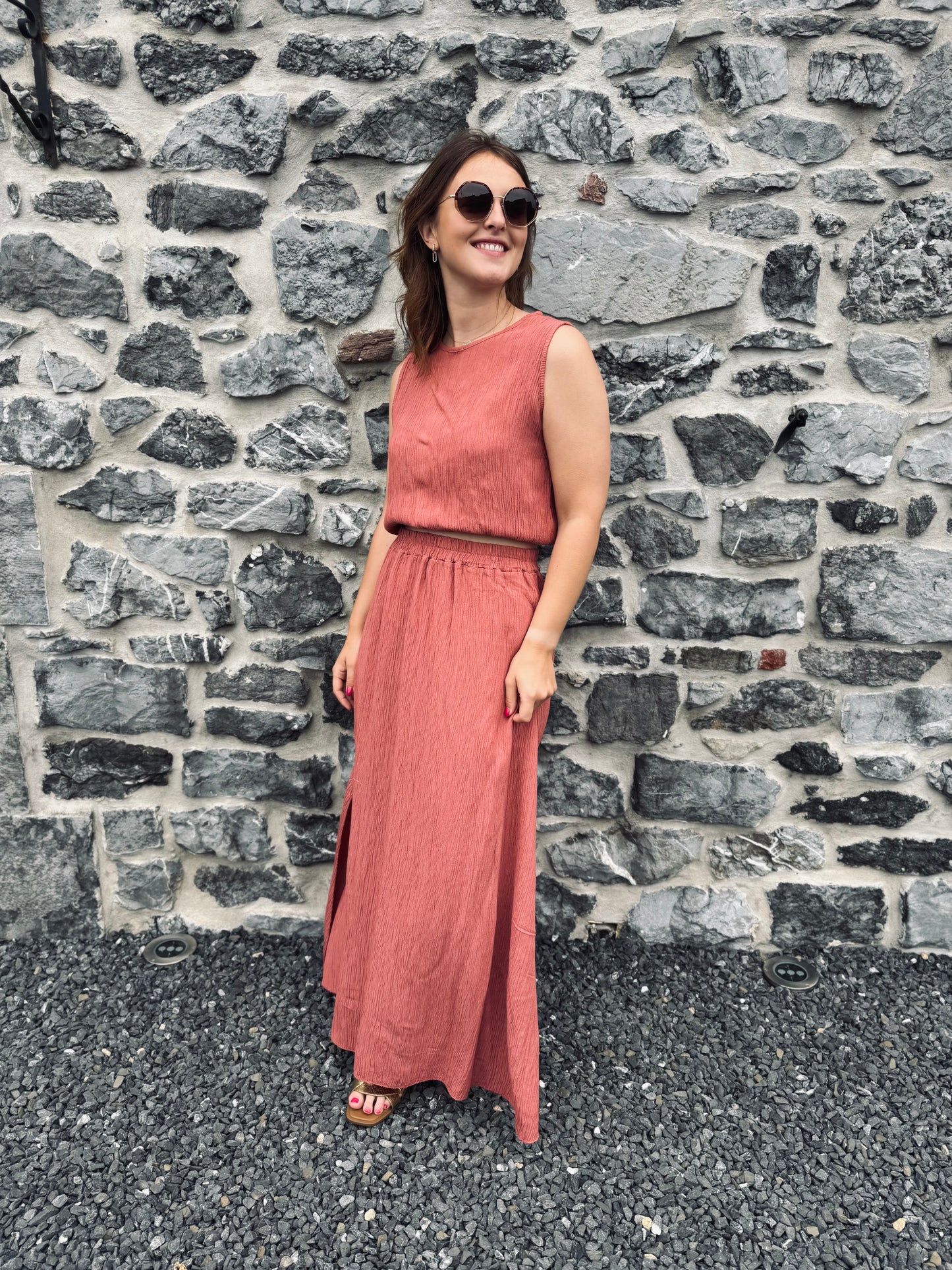 Ensemble Noa terracotta