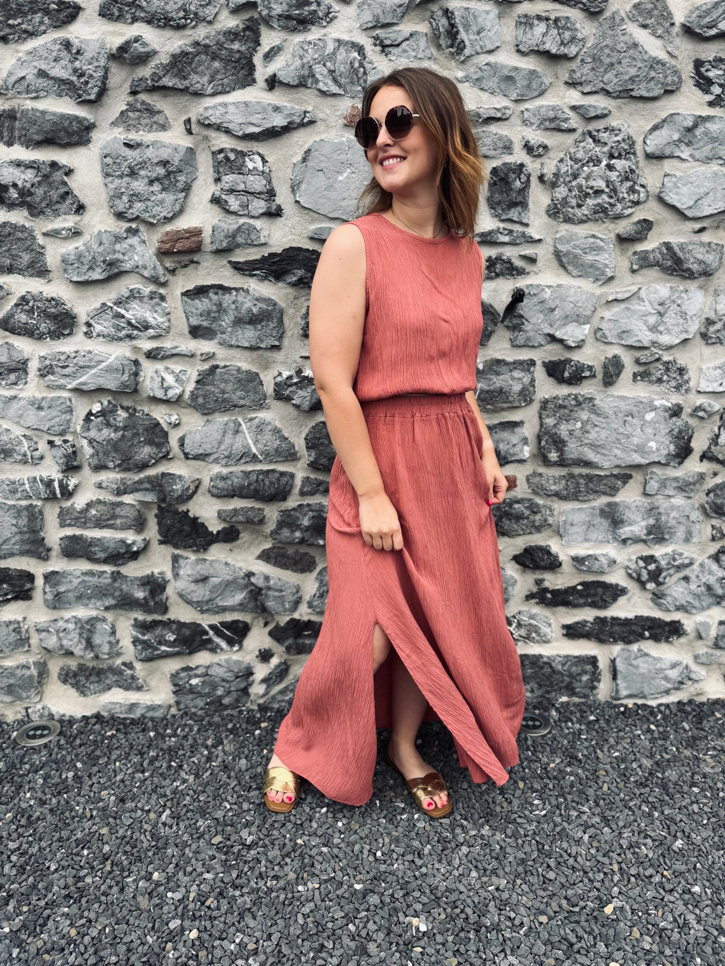 Ensemble Noa terracotta