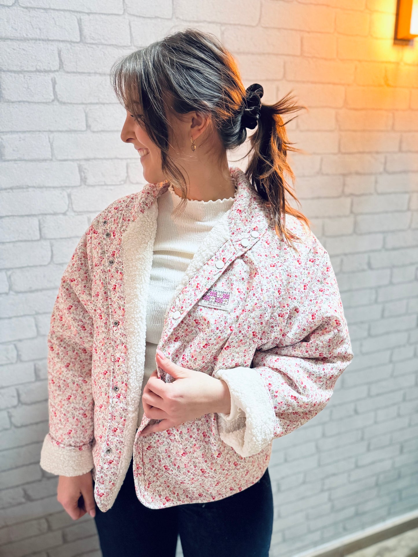 Elly écru - Veste réversible