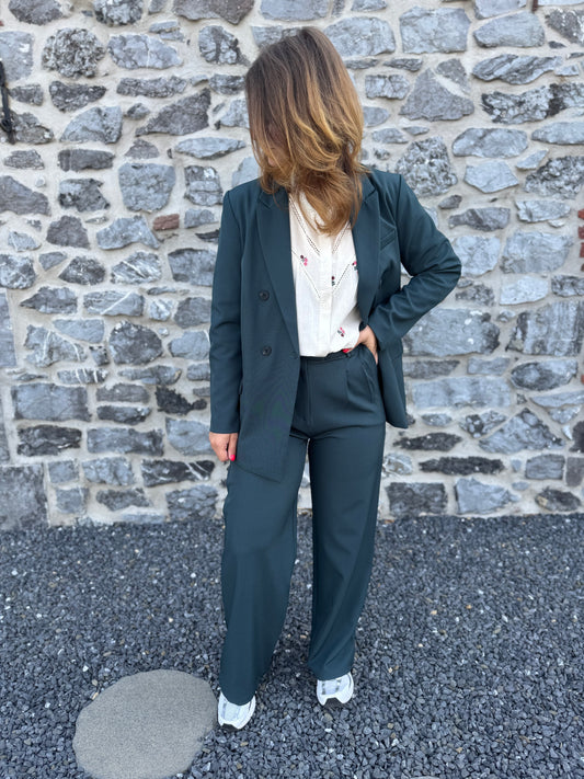 Pantalon Aubane vert sapin