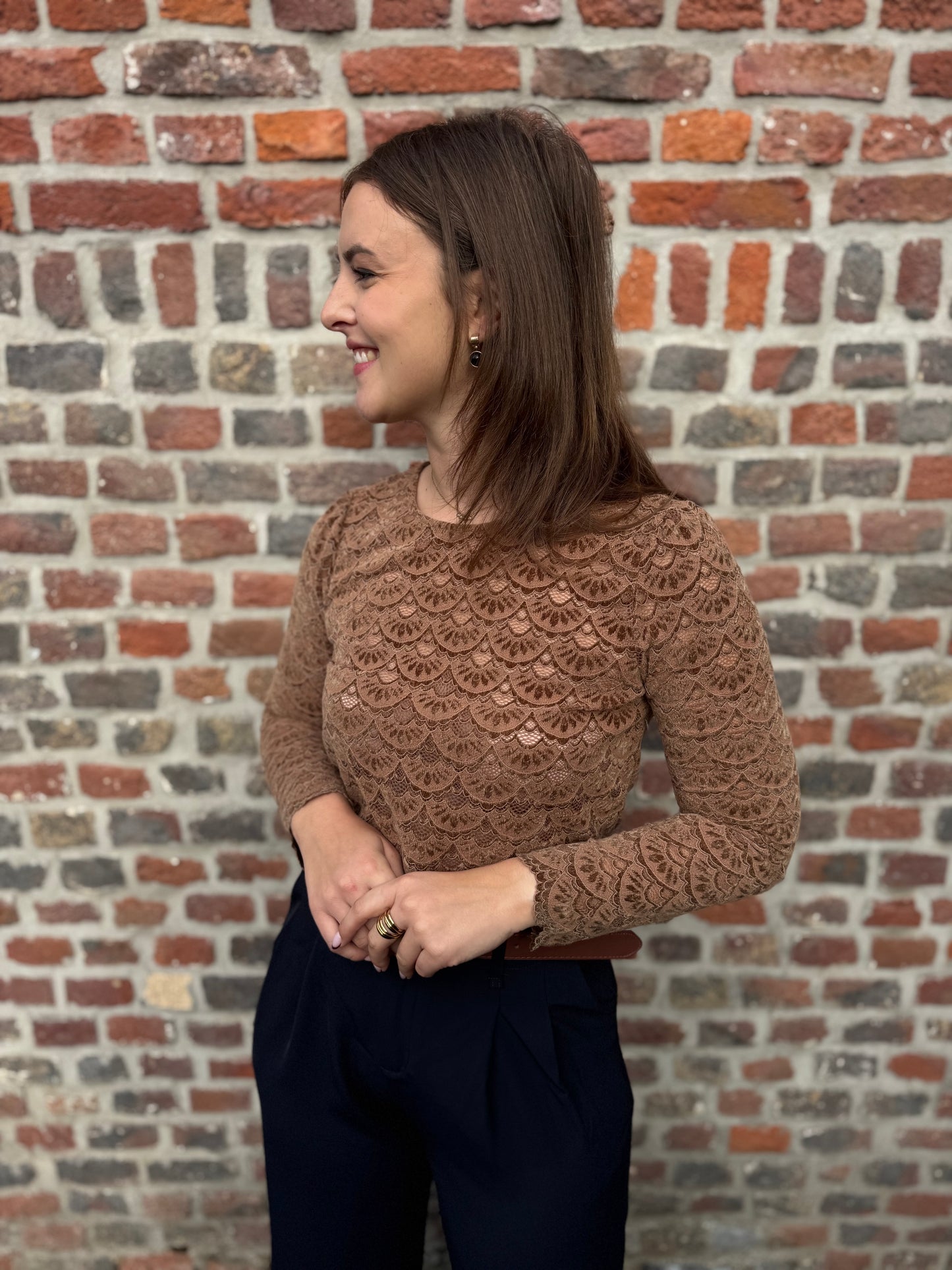 Blouse Yvanna marron