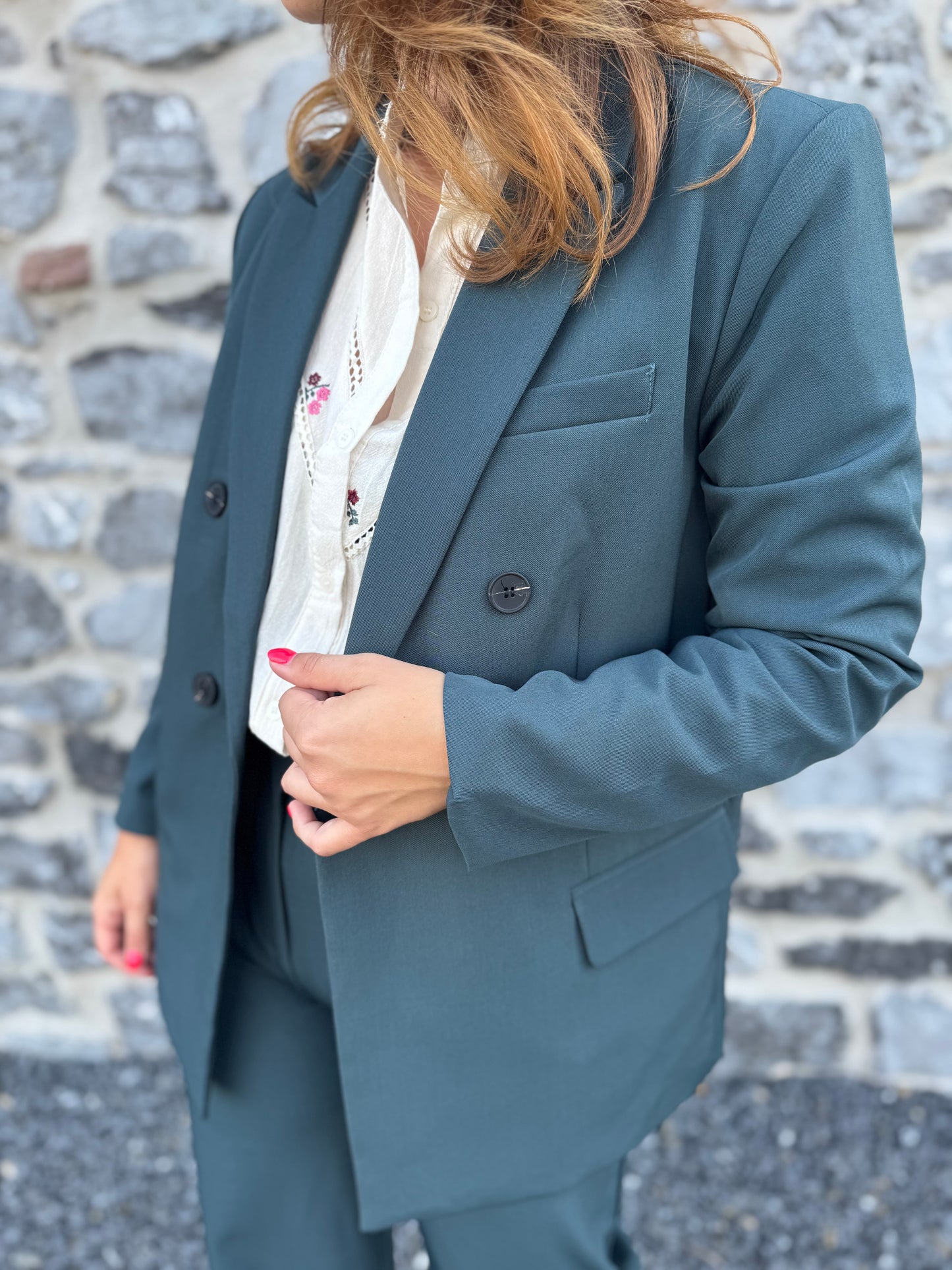 Blazer Aubane vert sapin