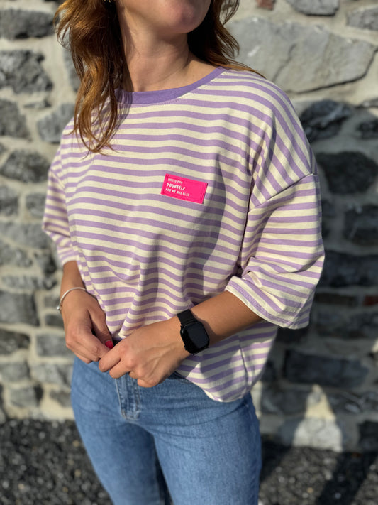 T-shirt Cléa lilas