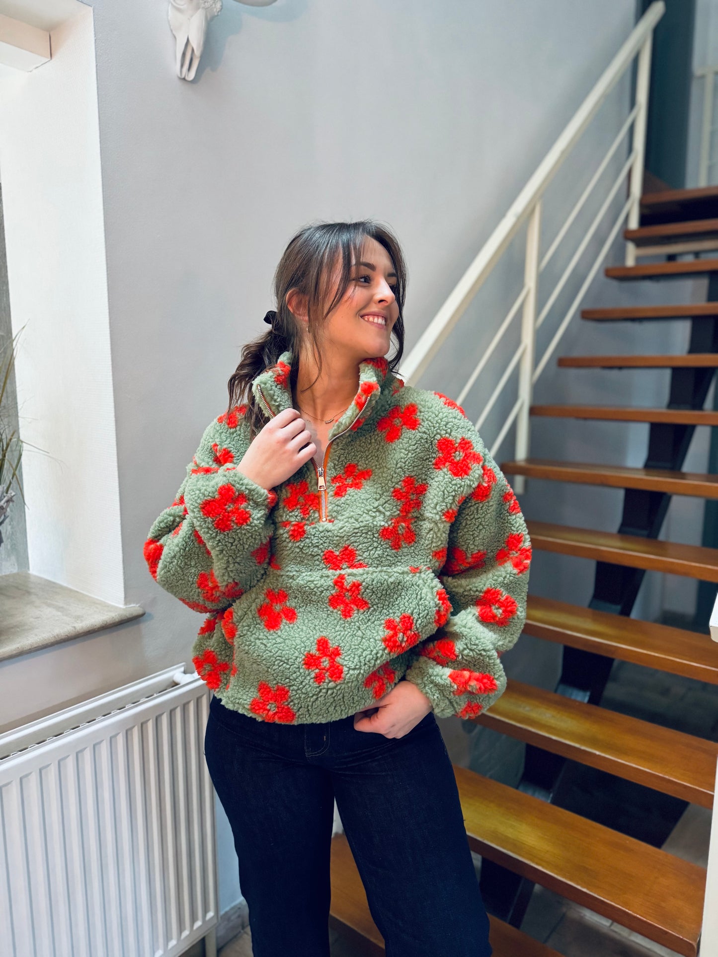 Solan vert - Sweat polaire