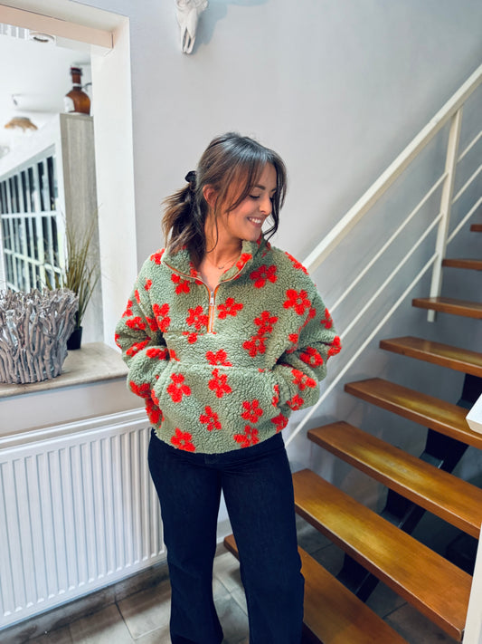 Solan vert - Sweat polaire