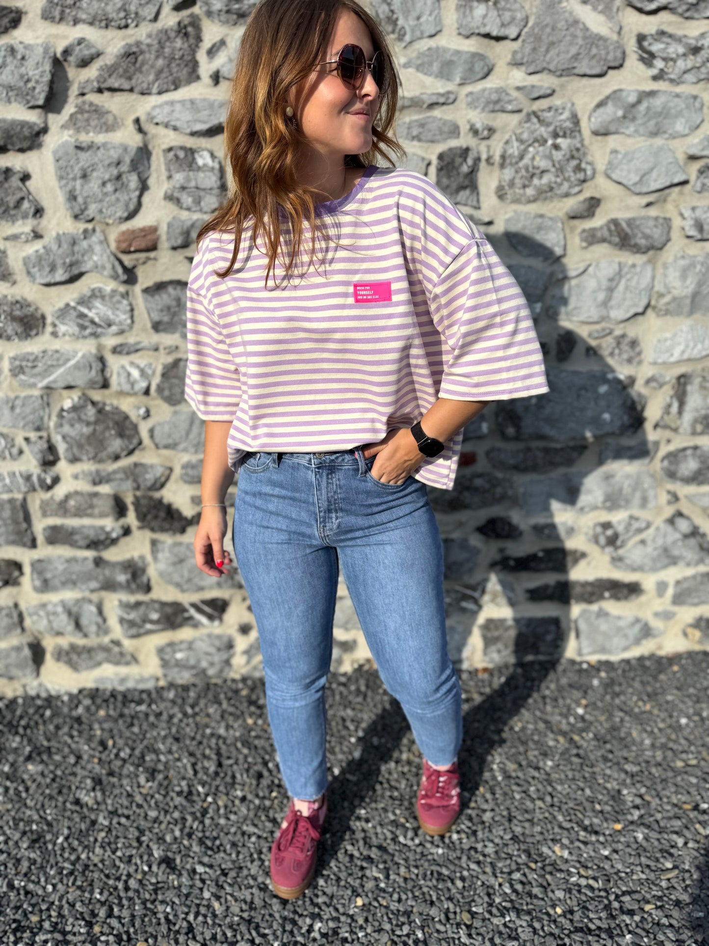 T-shirt Cléa lilas