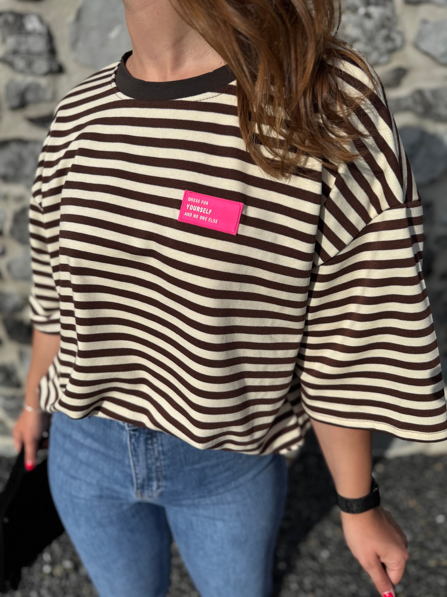 T-shirt Cléa brun