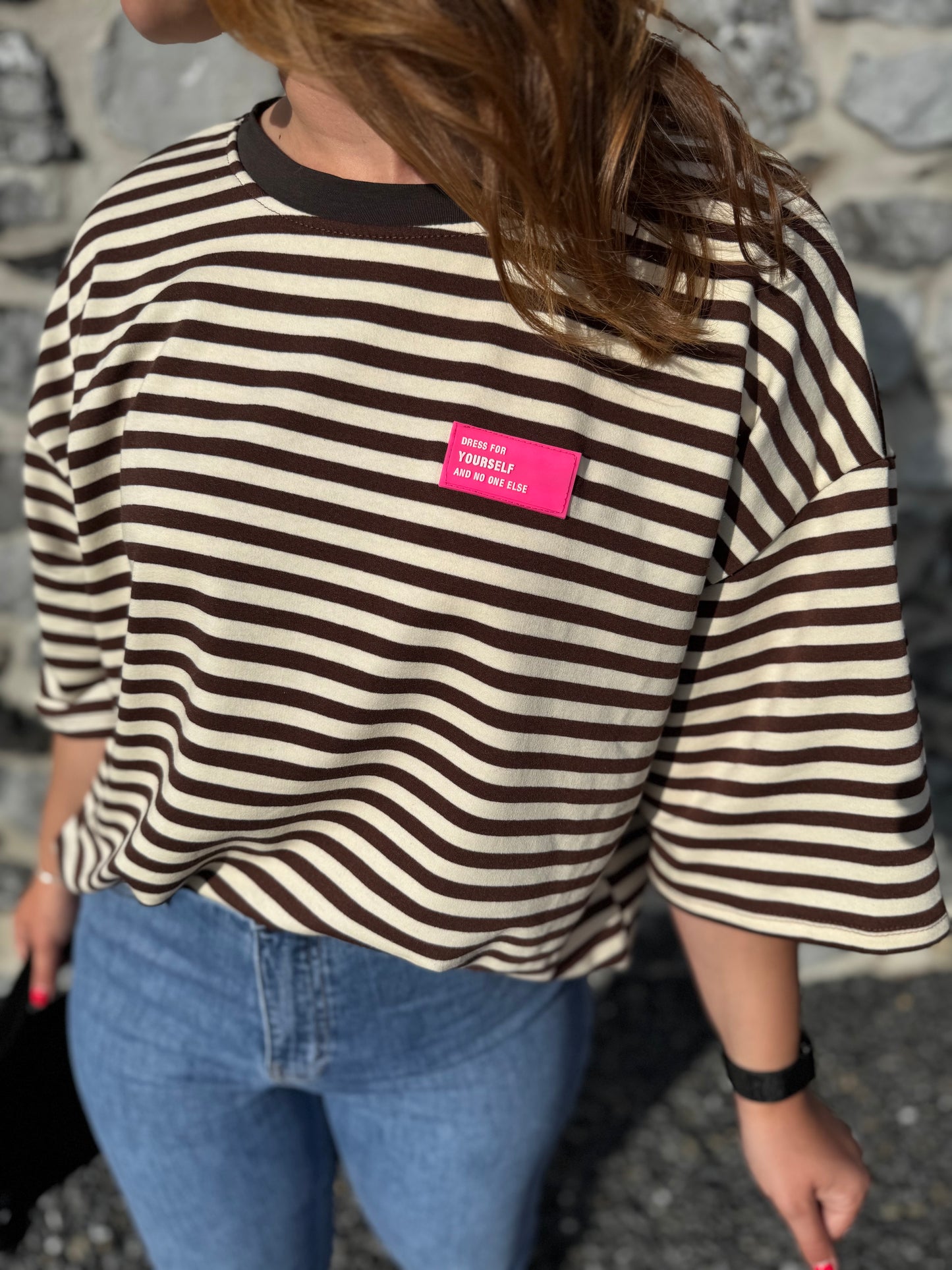 T-shirt Cléa brun