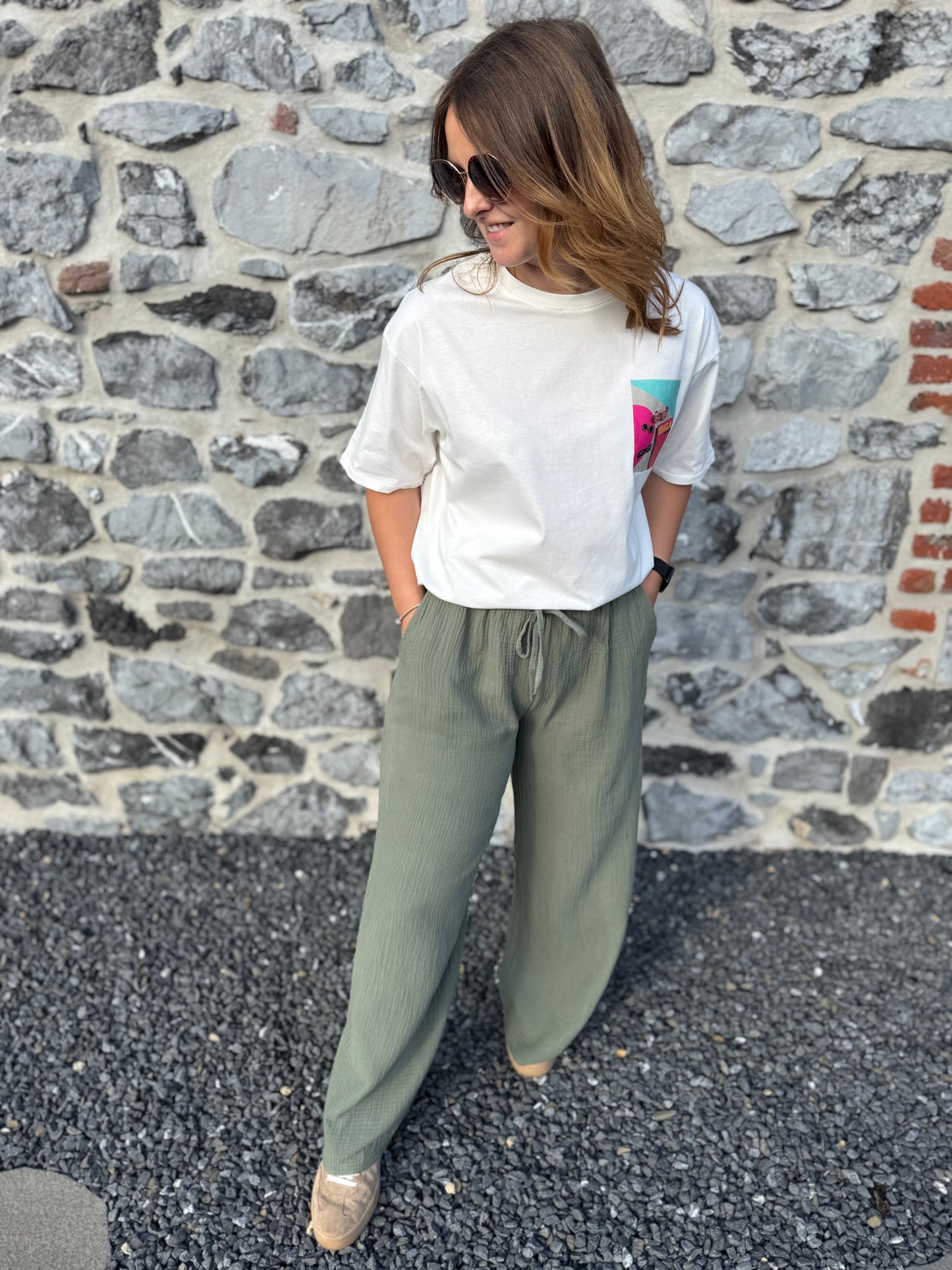 Pantalon Victor kaki