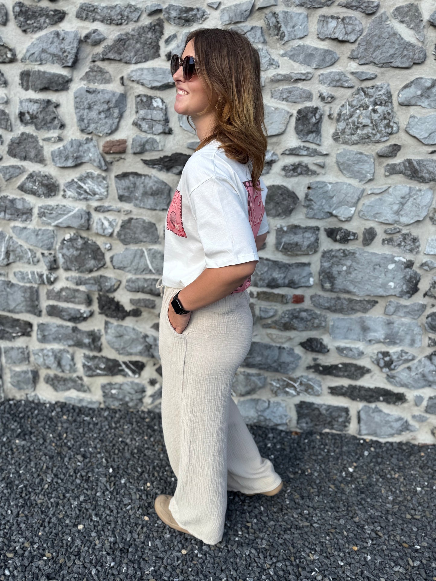 Pantalon Victor beige