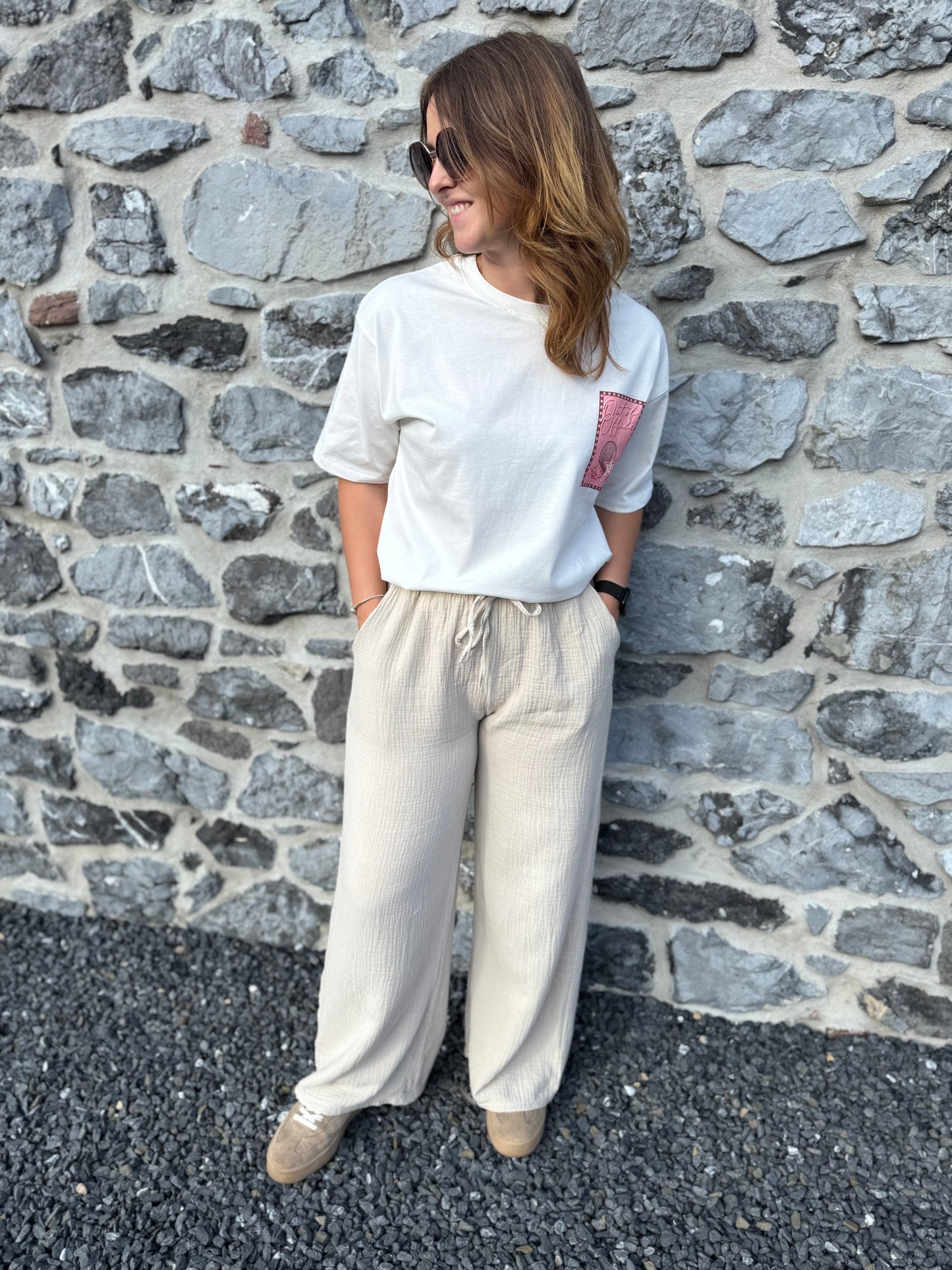 Pantalon Victor beige