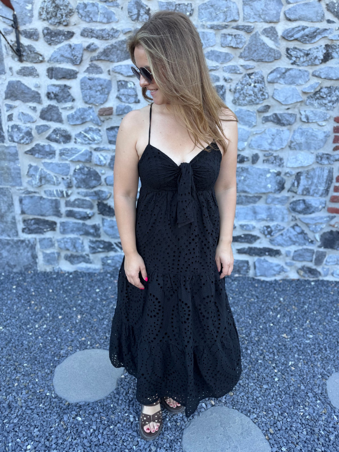 ROBE ALBANE - NOIR