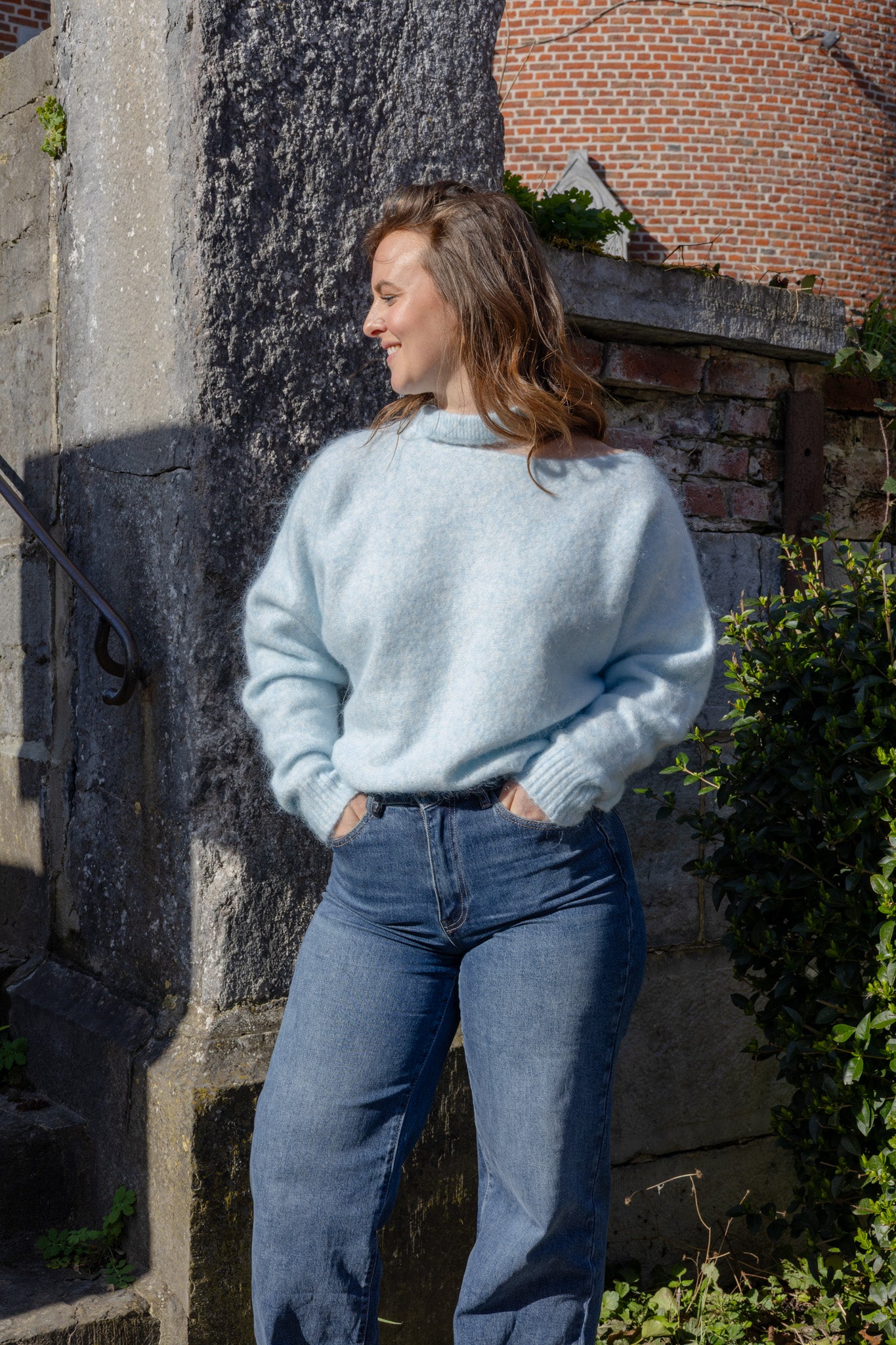 PULL CELESTE - BLEU CIEL