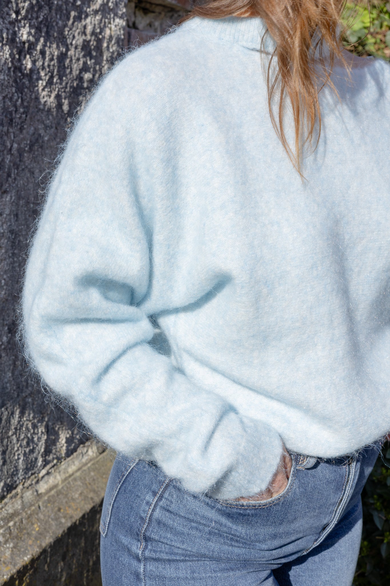 PULL CELESTE - BLEU CIEL