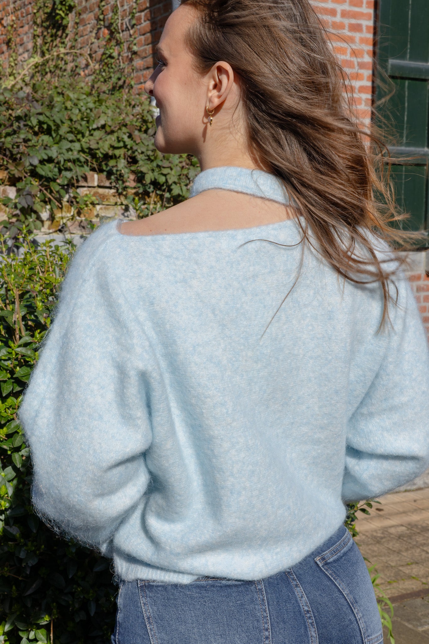 PULL CELESTE - BLEU CIEL